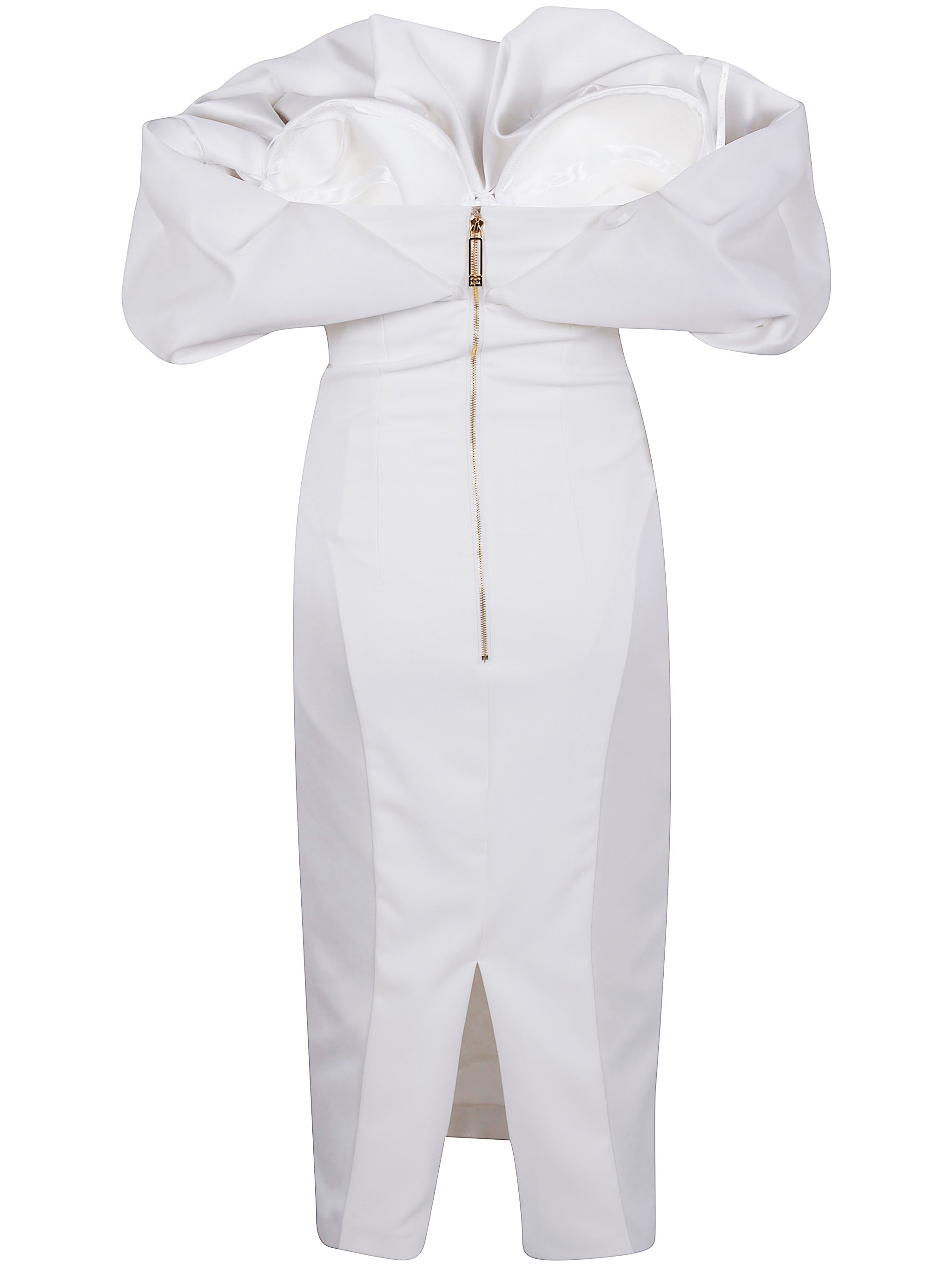 ELISABETTA FRANCHI Strappy Satin Mini Dress