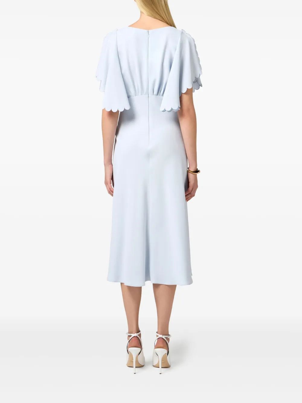 ELISABETTA FRANCHI Elegant Crepe Midi Dress for Women