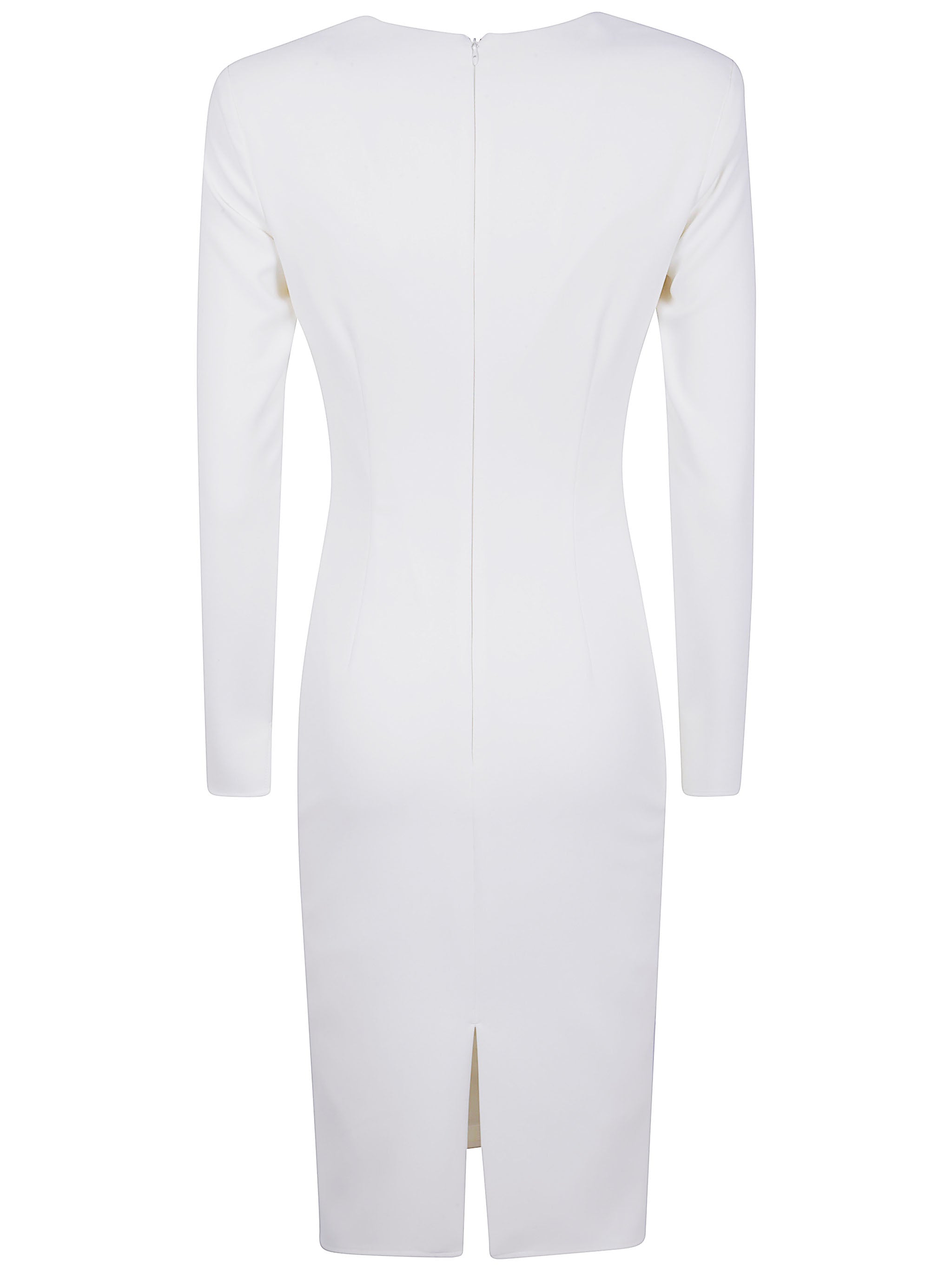 ELISABETTA FRANCHI Lightweight Pleated Dress with Chain Jewelry - Mini Fit