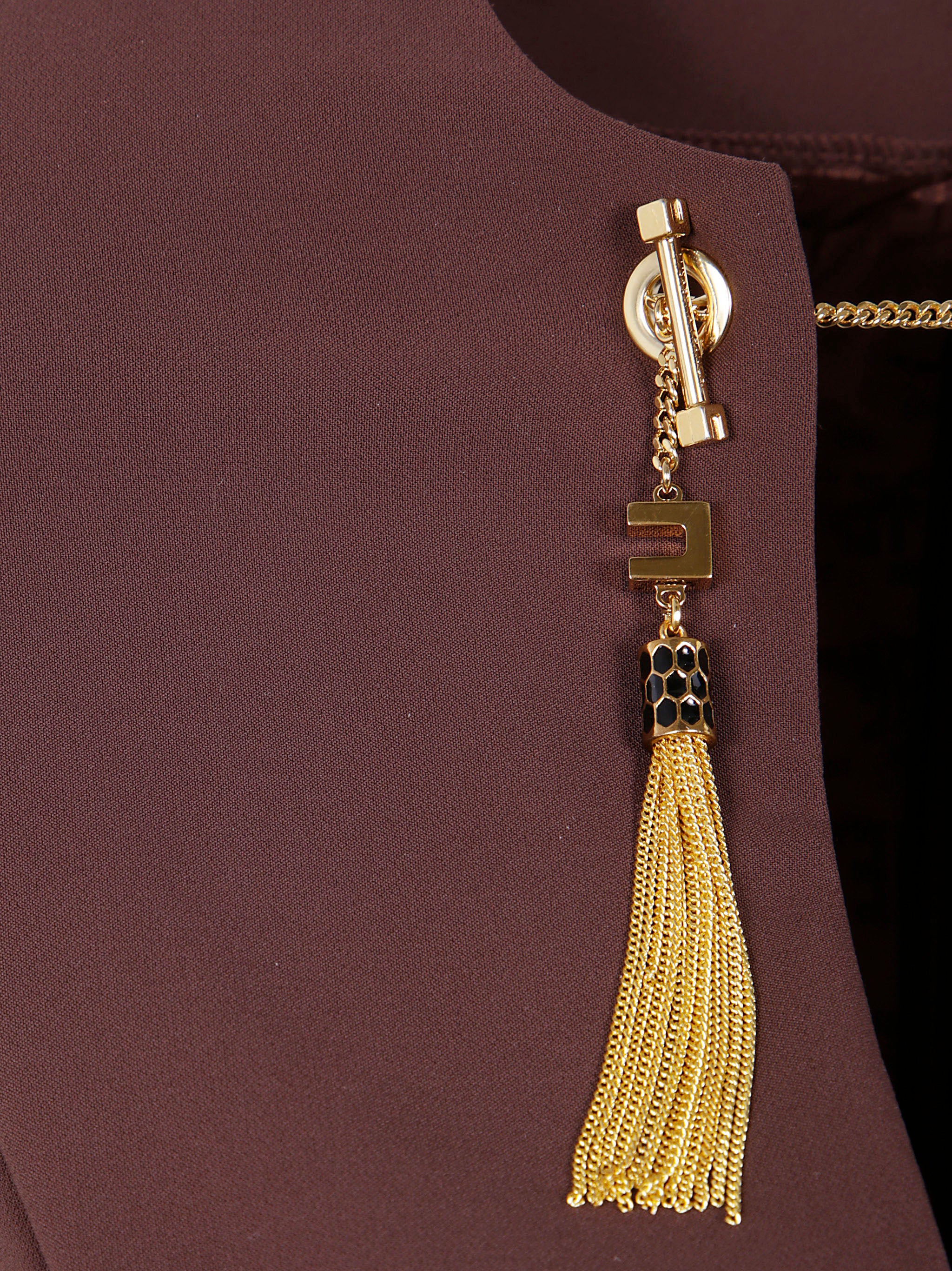 ELISABETTA FRANCHI Chic Midi Fit Dress