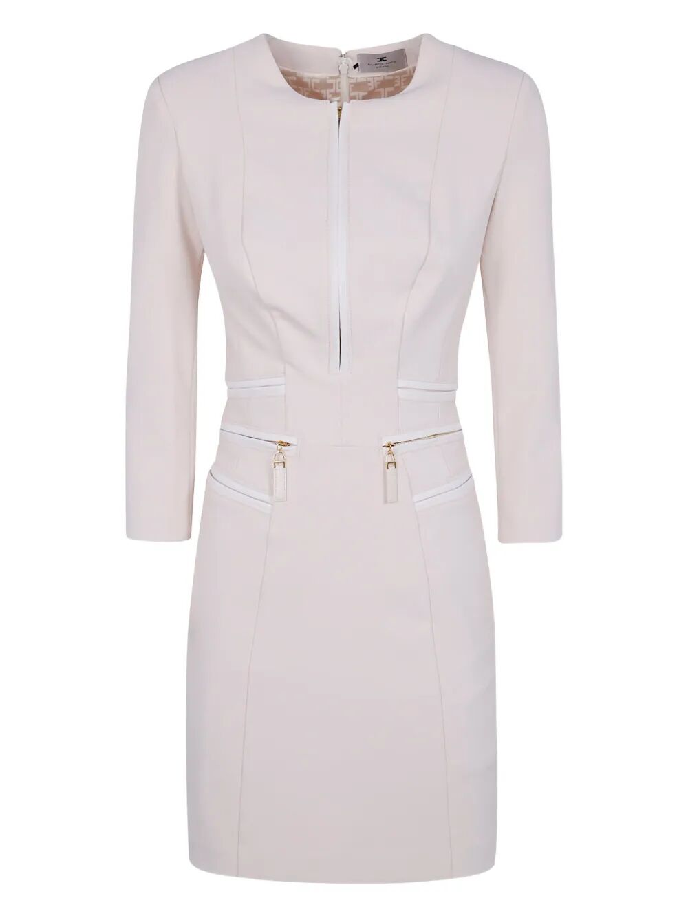 ELISABETTA FRANCHI Double Crepe Stretch Dress