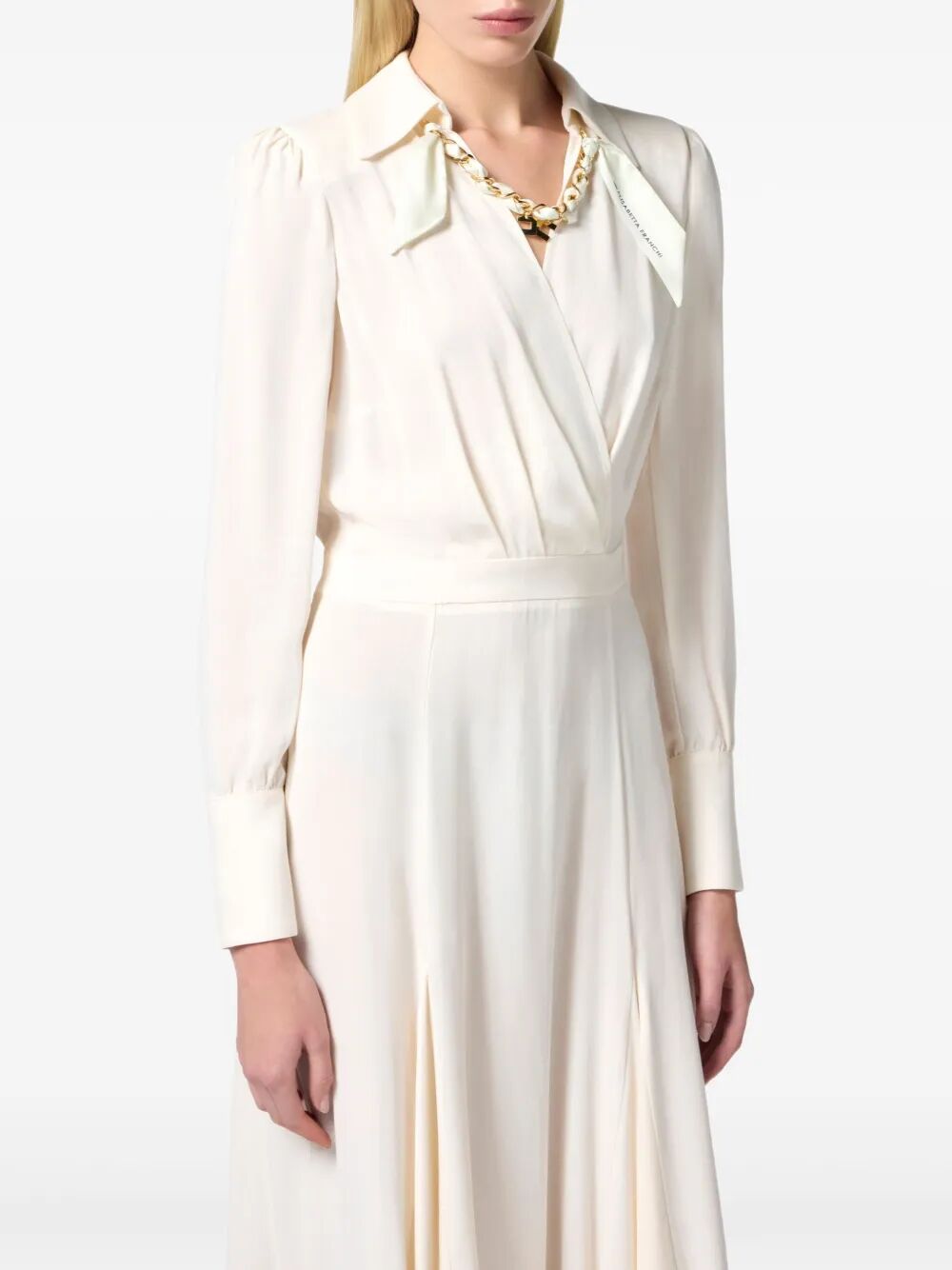 ELISABETTA FRANCHI Midi Dress for Women - SS25 Collection