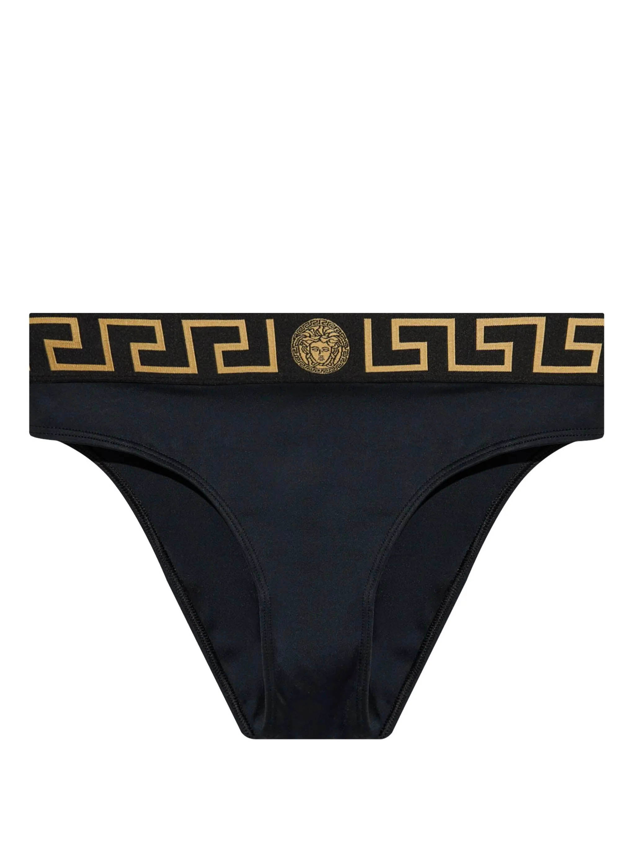 VERSACE Mini Logo Band Bikini Bottoms