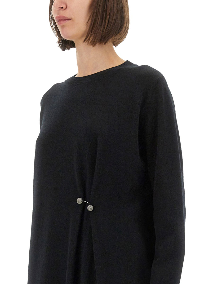 FABIANA FILIPPI Luxurious Wool Silk Cashmere Dress