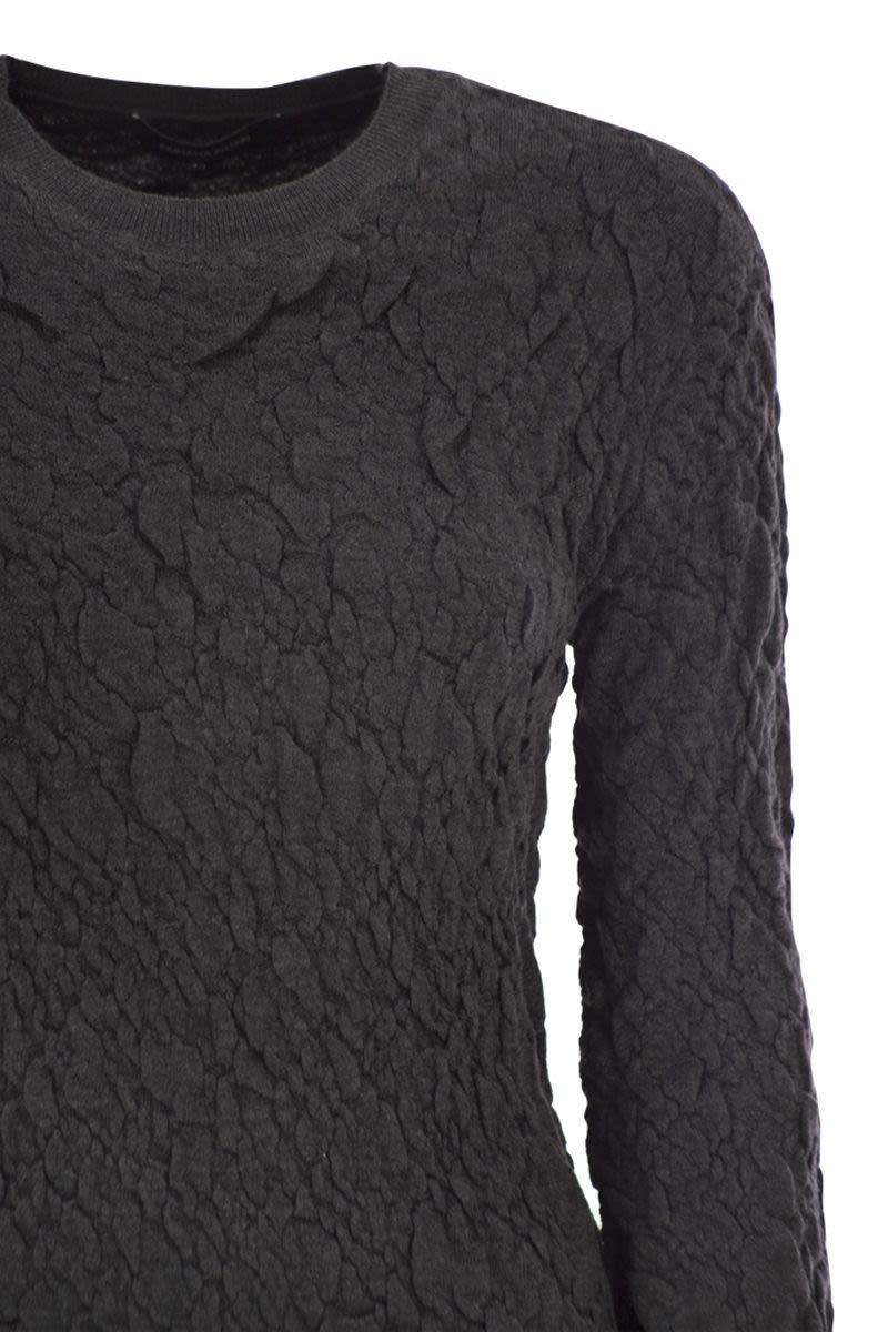 FABIANA FILIPPI Slim Dress with Embossed Finish