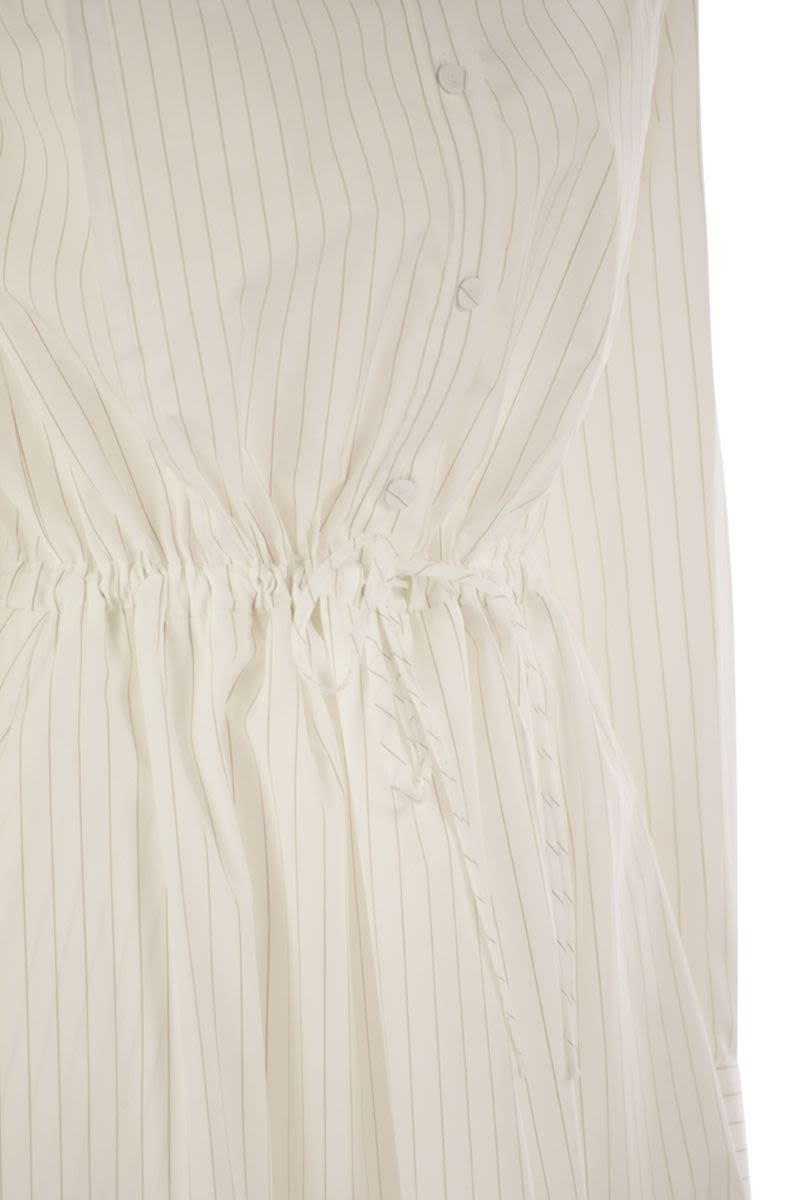 FABIANA FILIPPI Long Cotton Chemisier Dress for Women