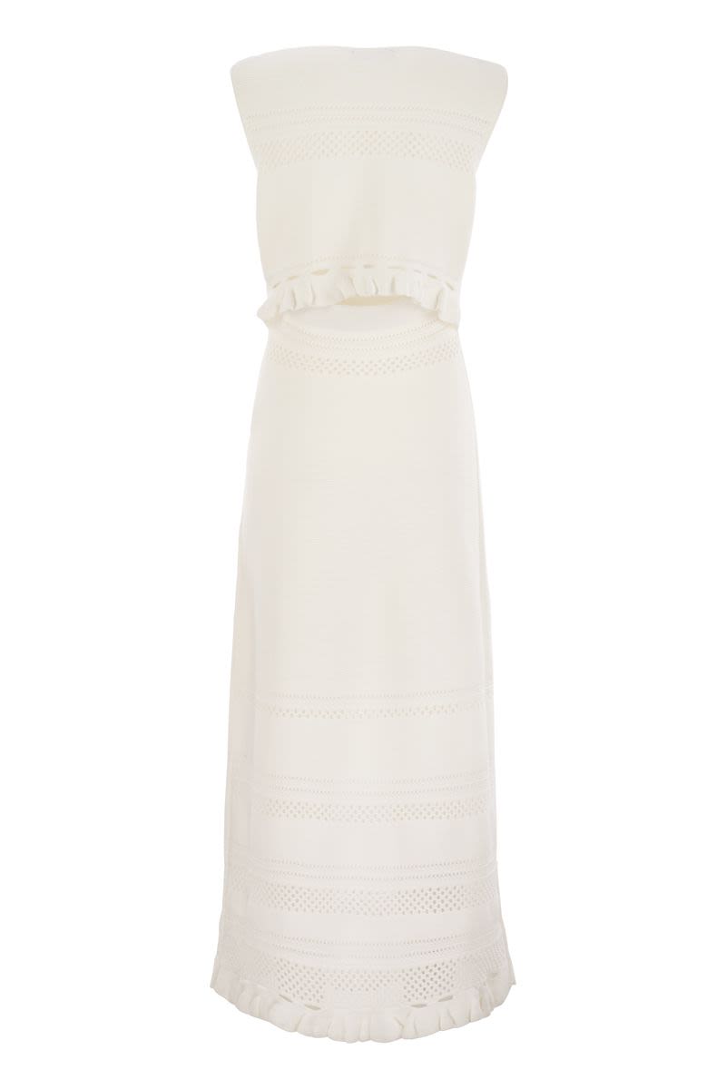 FABIANA FILIPPI Light Cotton Sleeveless Dress