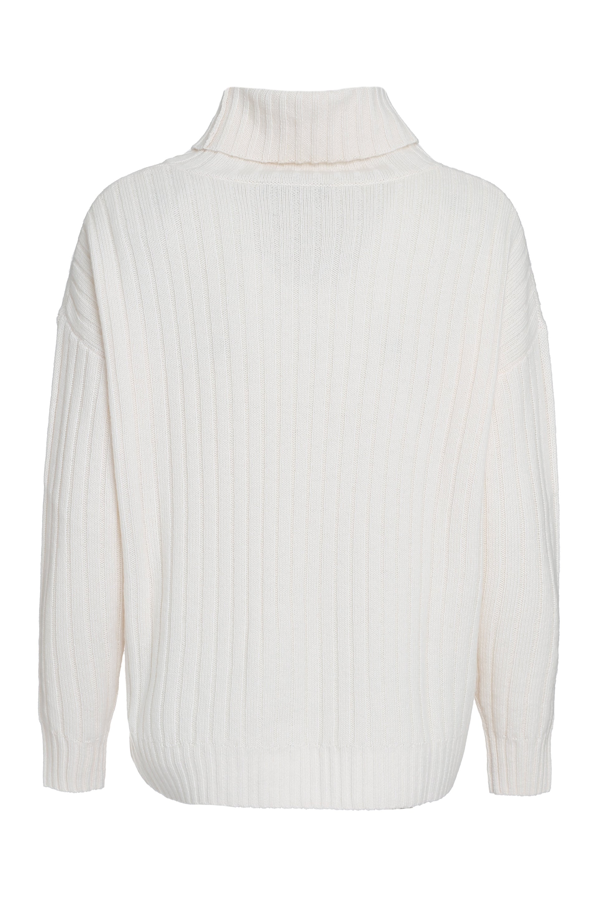 MAX MARA STUDIO Wool and Cashmere Sweater with Front Slit