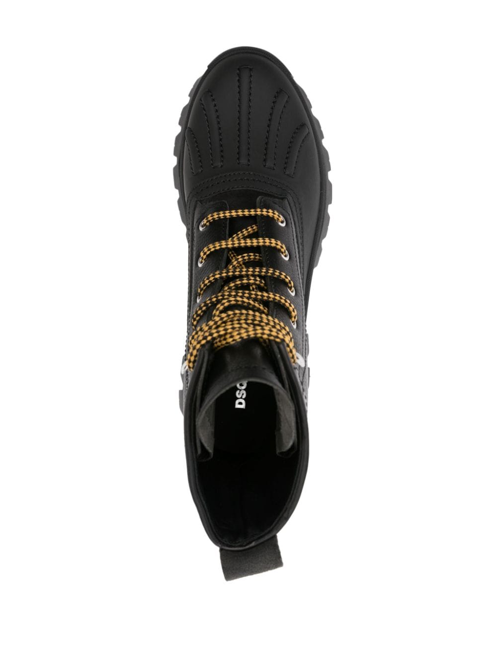 DSQUARED2 Leather Lace-Up Ankle Boots for Men