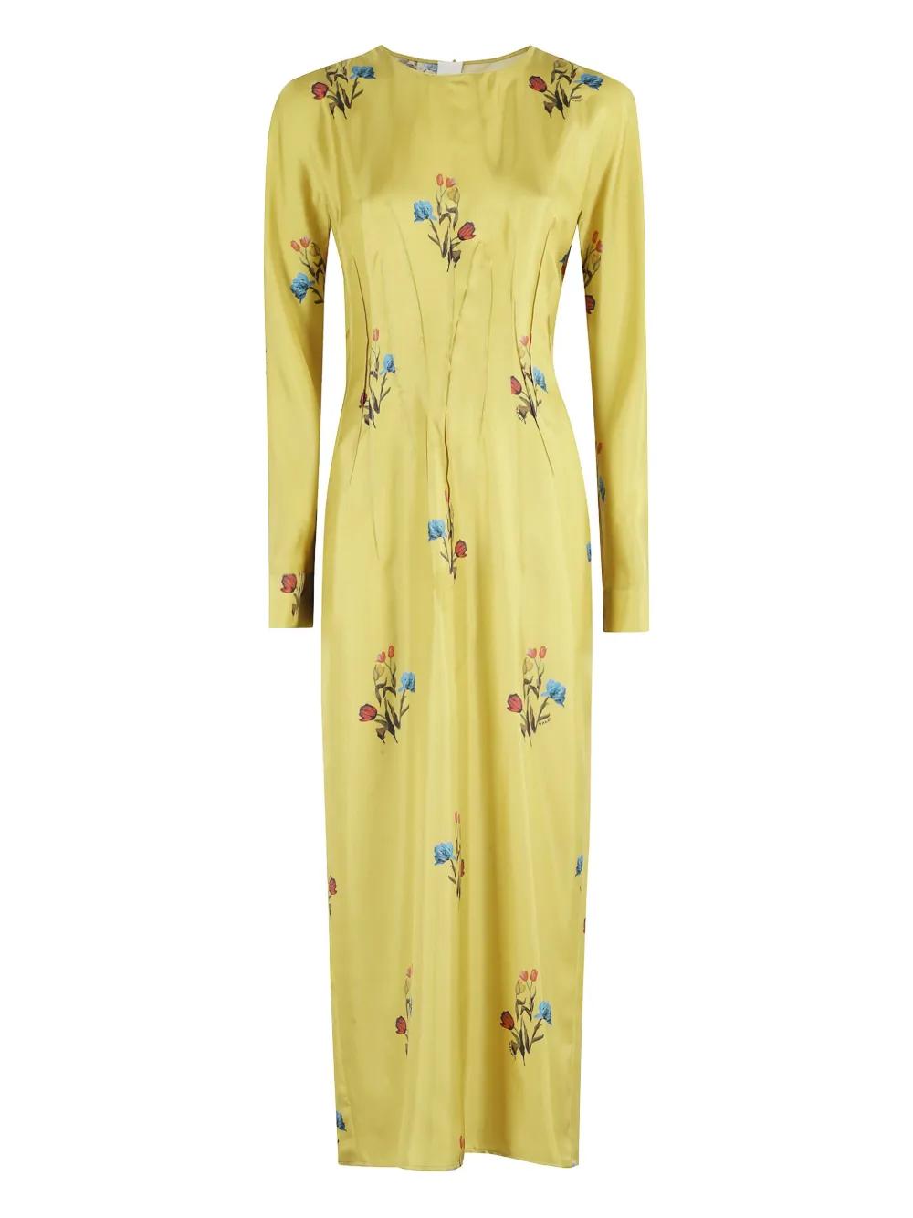 MARNI Floral Print Maxi Dress
