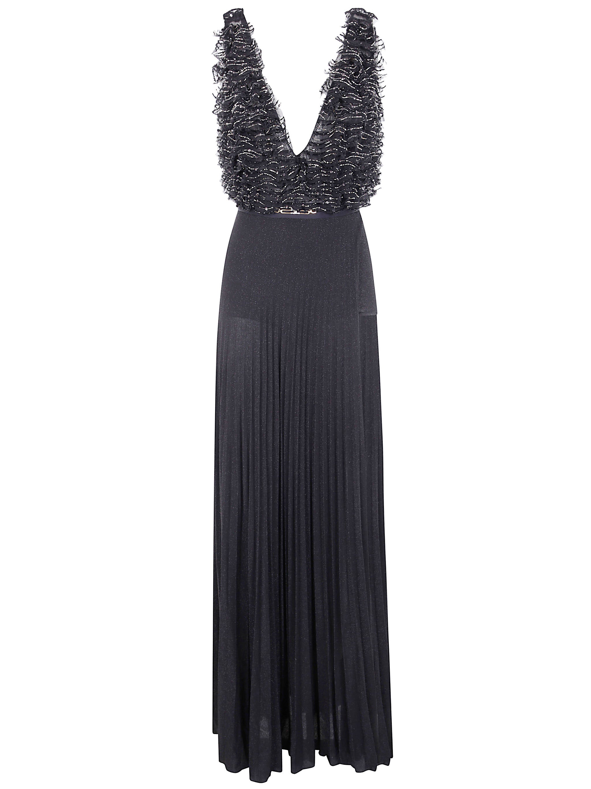 ELISABETTA FRANCHI Sleeveless Long Dress