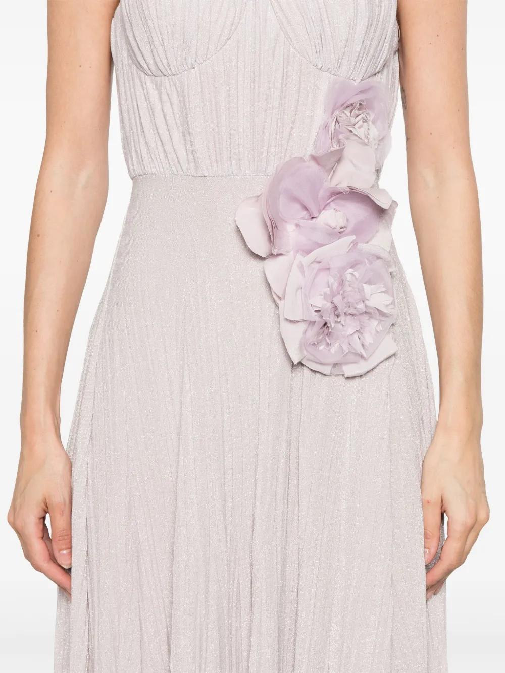 ELISABETTA FRANCHI Mini Dress with Adjustable Straps and Pleat Detailing