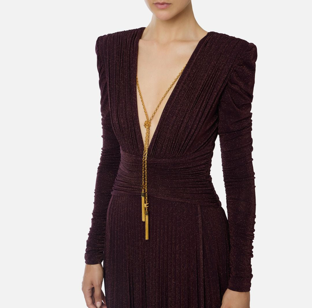 ELISABETTA FRANCHI Chic Women's Mini Dress for FW25