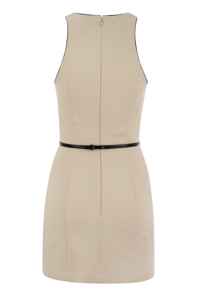 ELISABETTA FRANCHI Elegant Fitted Stretch Mini Dress