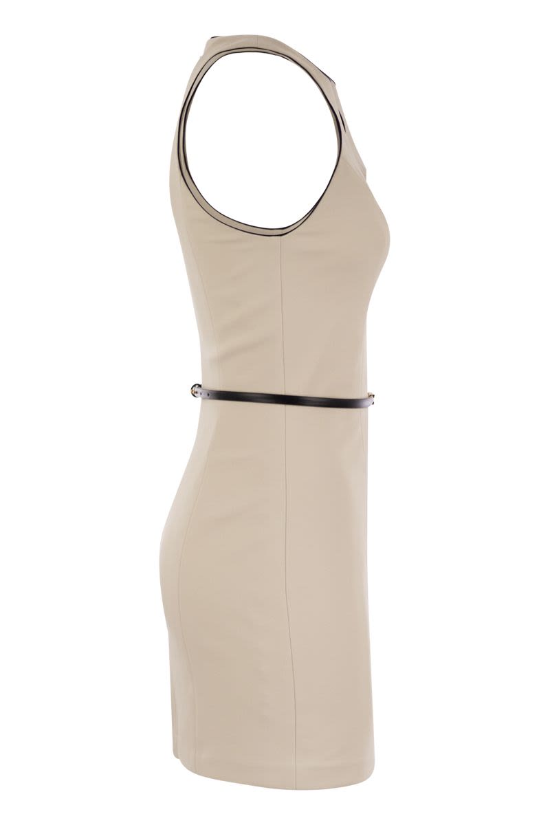 ELISABETTA FRANCHI Elegant Fitted Stretch Mini Dress