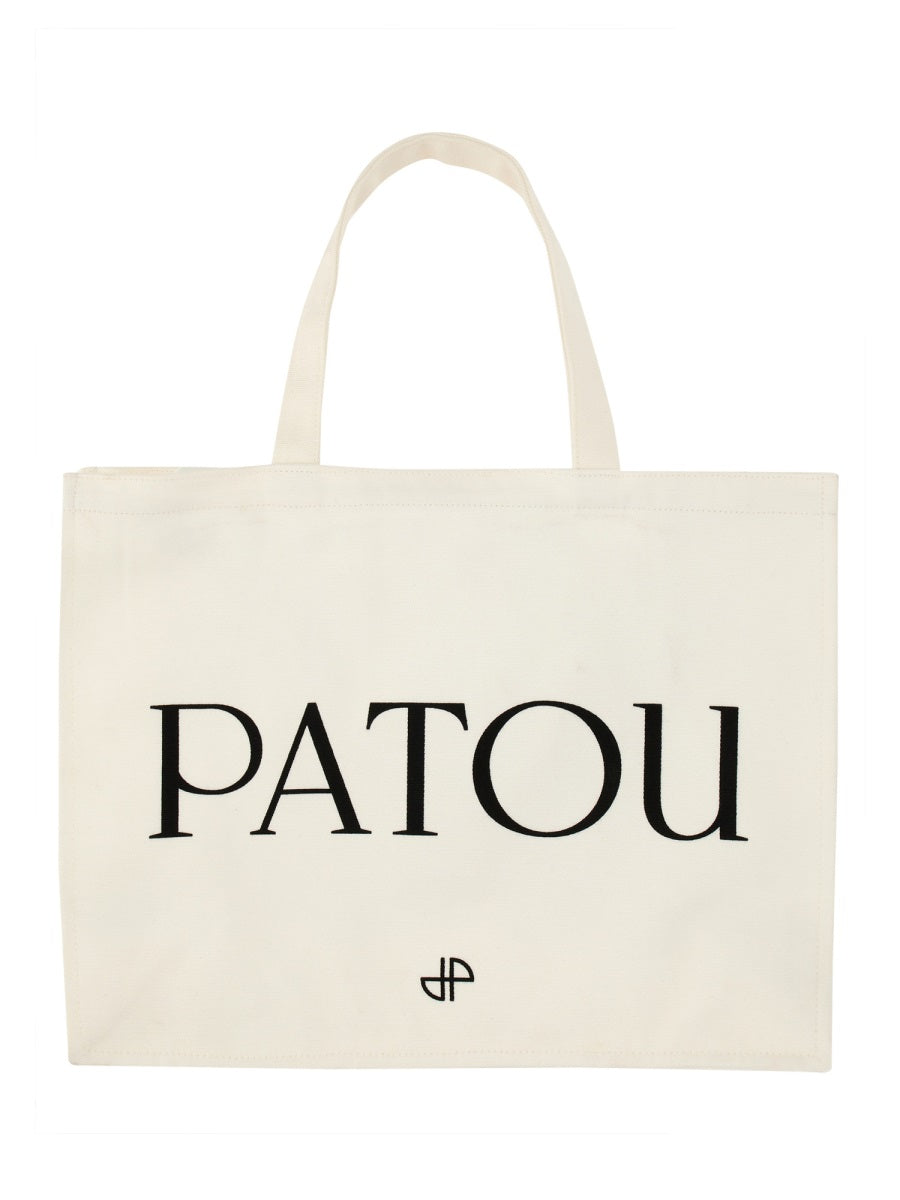PATOU Large Double Handle Tote Handbag