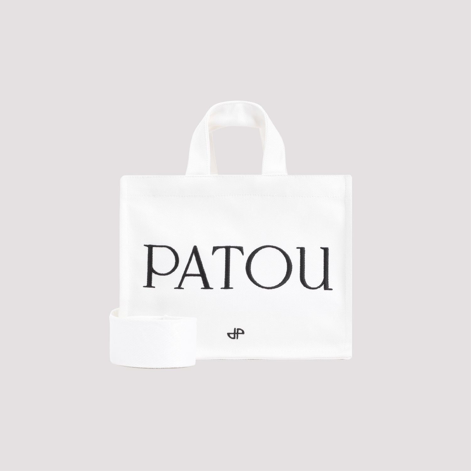 PATOU Mini Canvas Tote Handbag