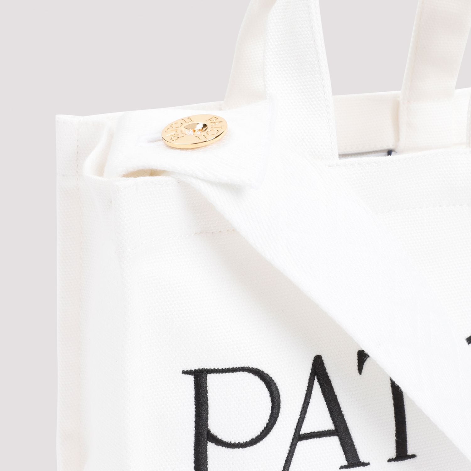 PATOU Mini Cotton Tote Handbag