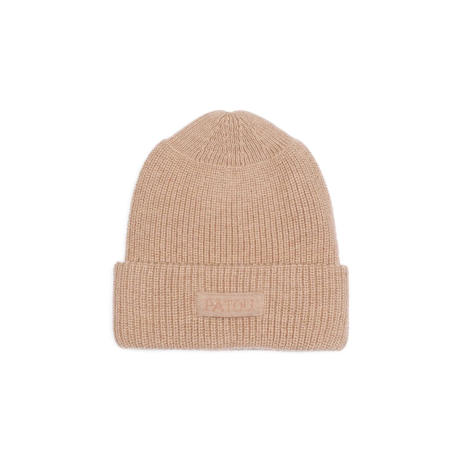 PATOU Ribbed Knit Beanie Hat