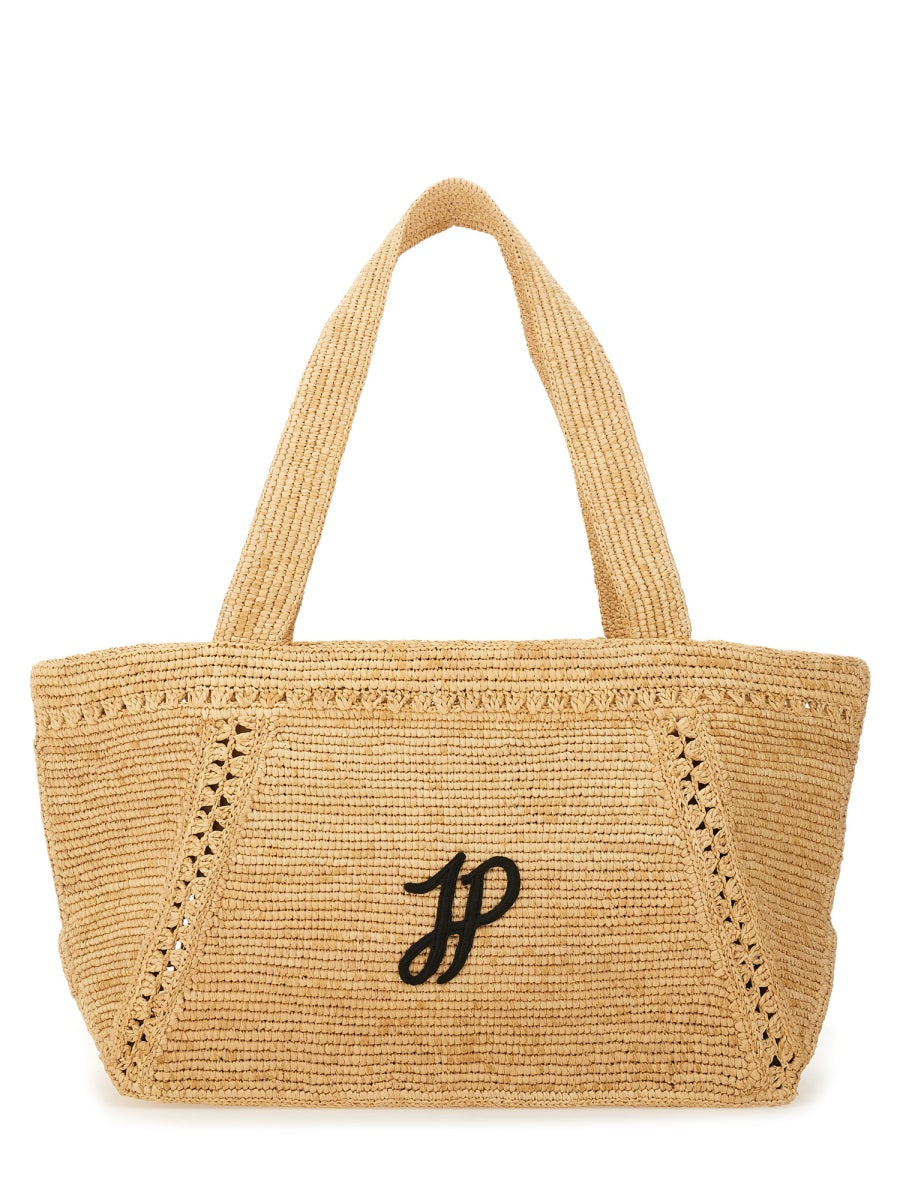 PATOU Large Trapeze Tote Handbag
