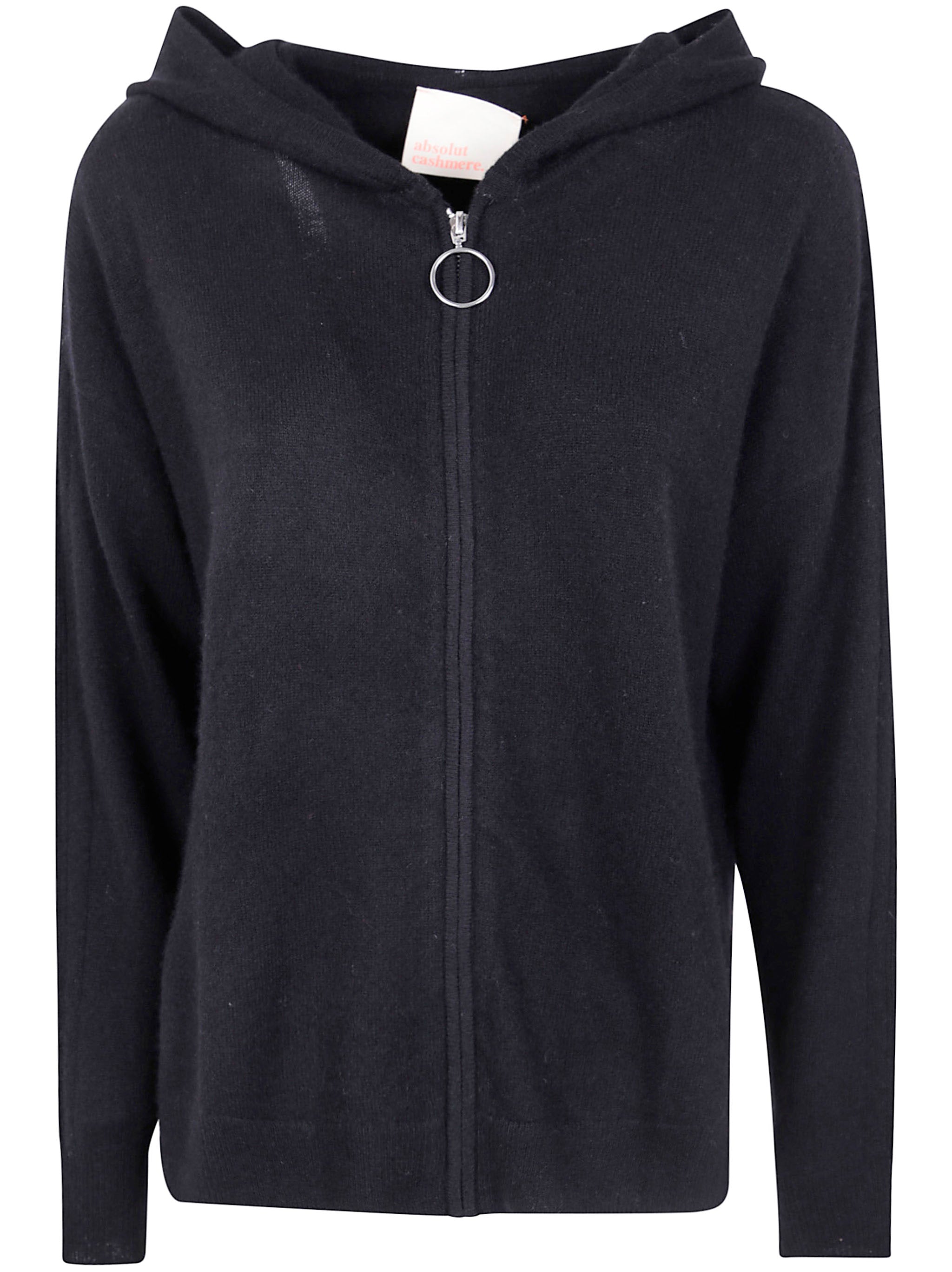 ABSOLUT CASHMERE Laurentina Full Zip Hooded Sweatshirt