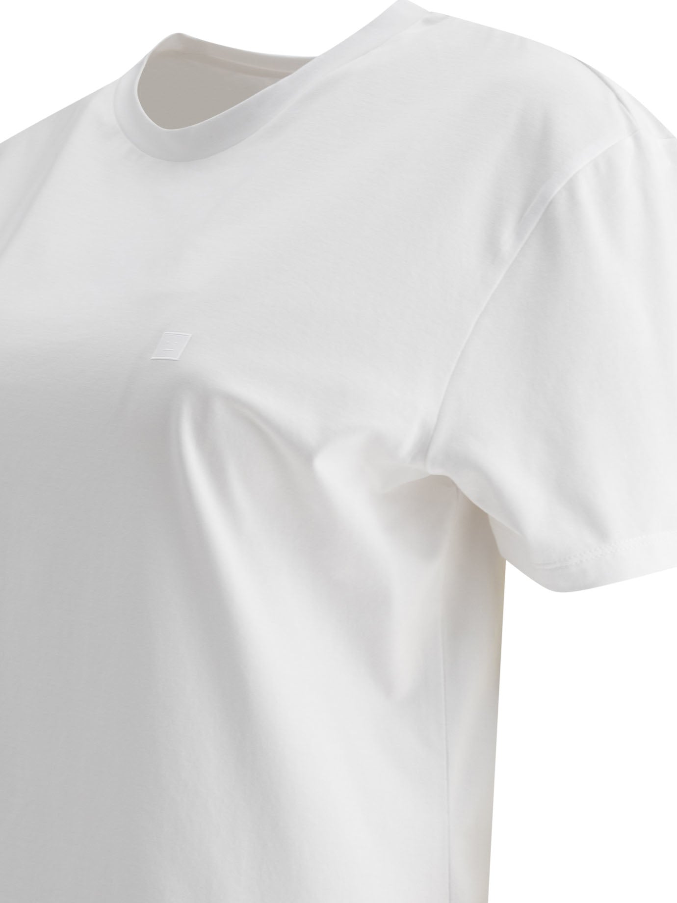 ACNE STUDIOS Face Logo T-Shirt - Relaxed Fit for Women