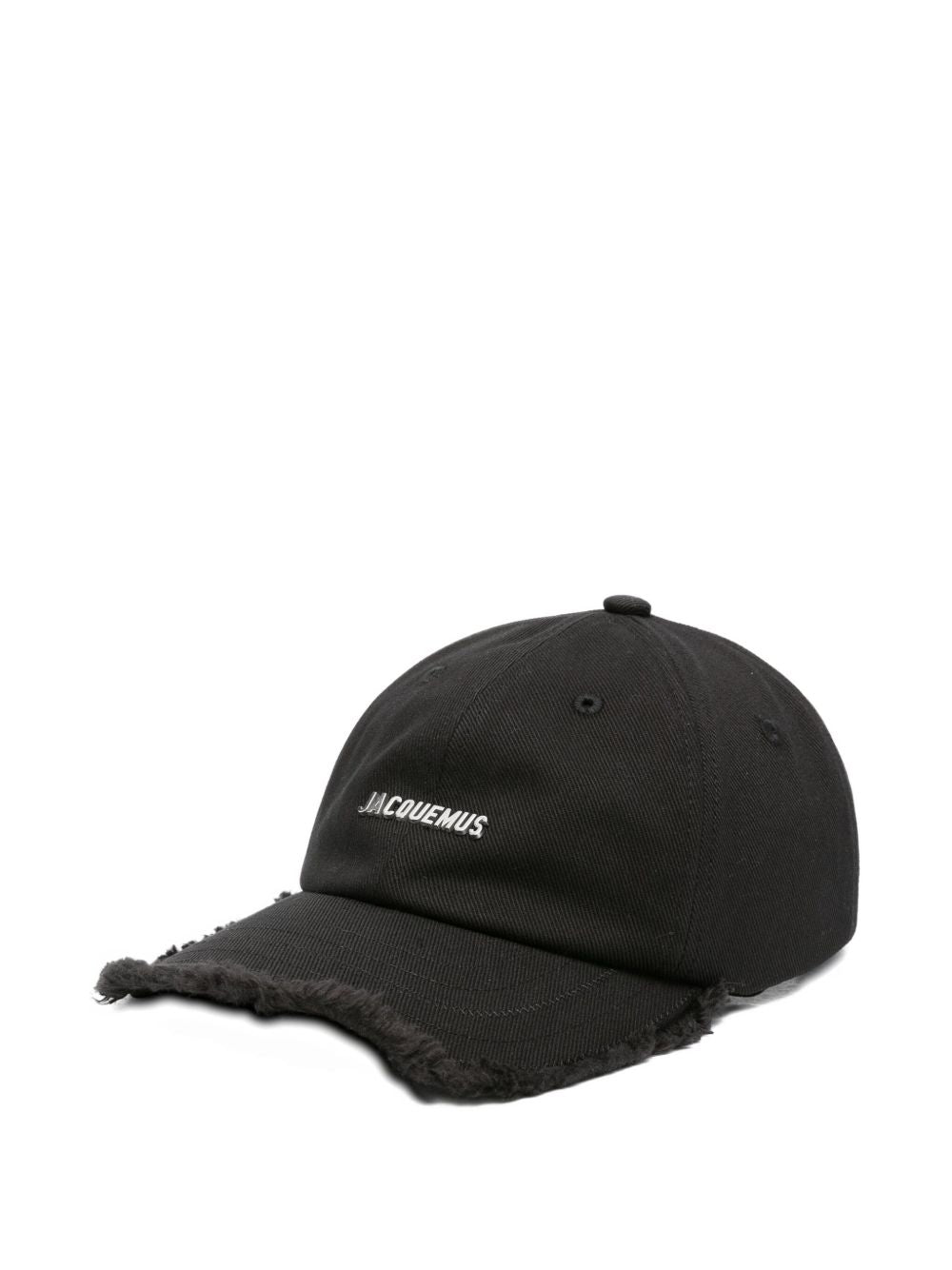 JACQUEMUS Frayed Brim Cotton Cap
