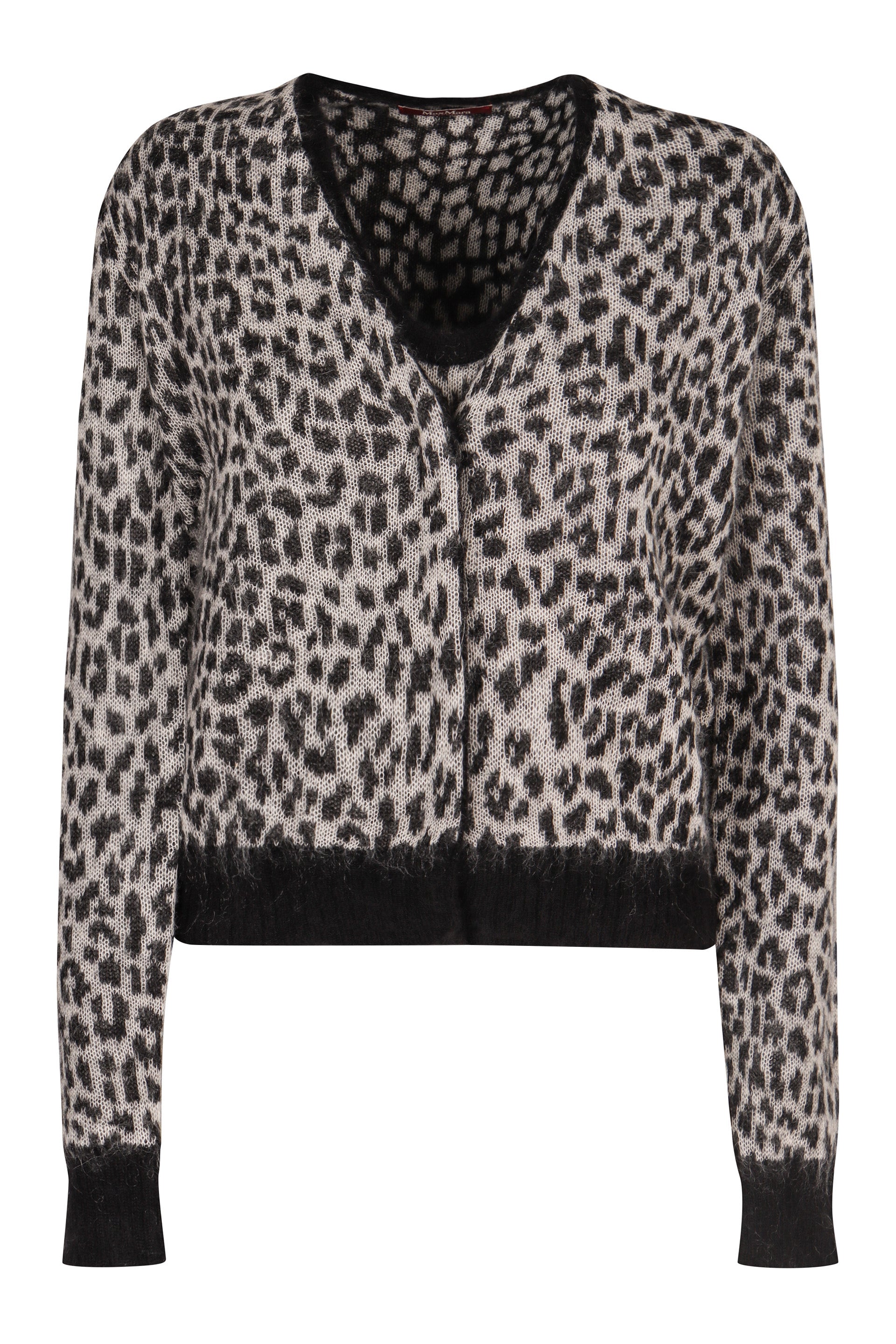 MAX MARA STUDIO Acume Jacquard Knit Cardigan