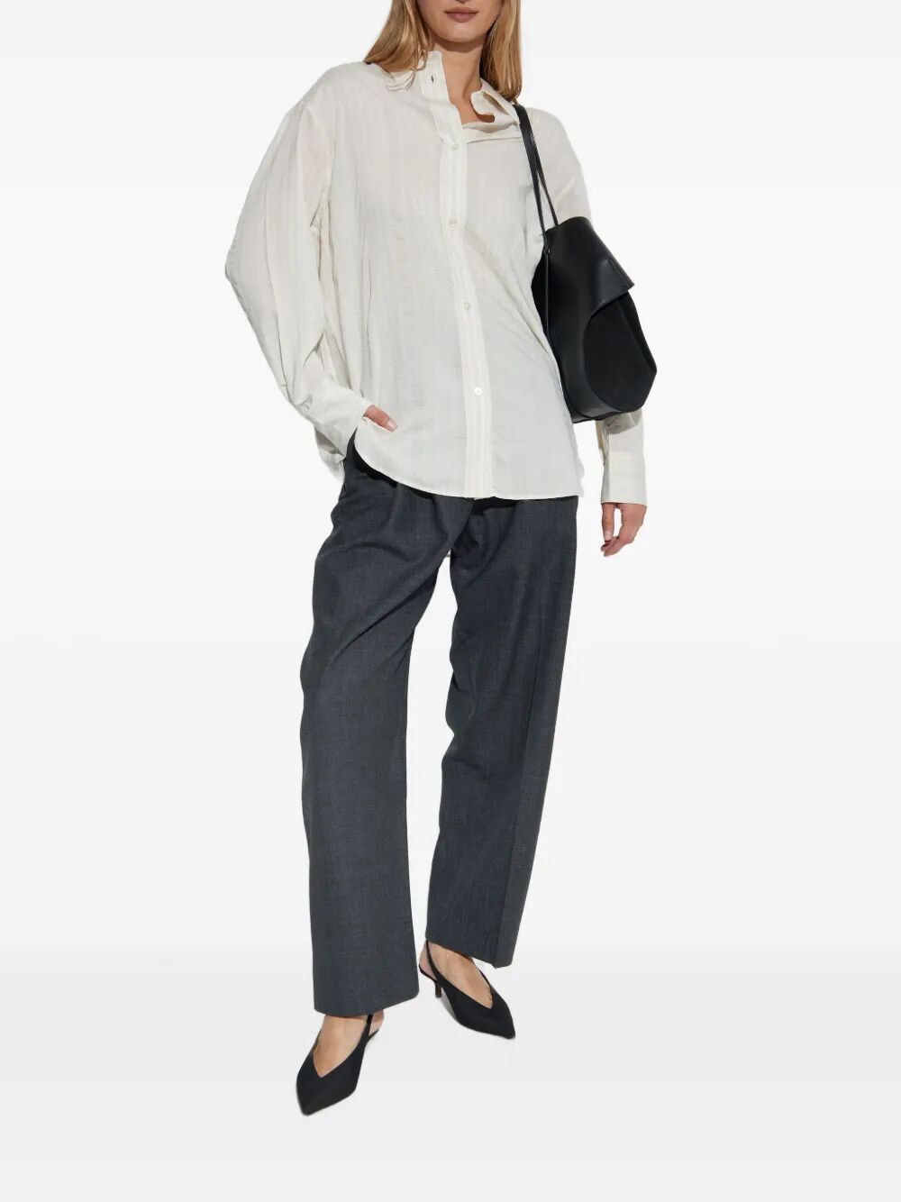 STUDIO NICHOLSON Double Pleat Front Pant for Women