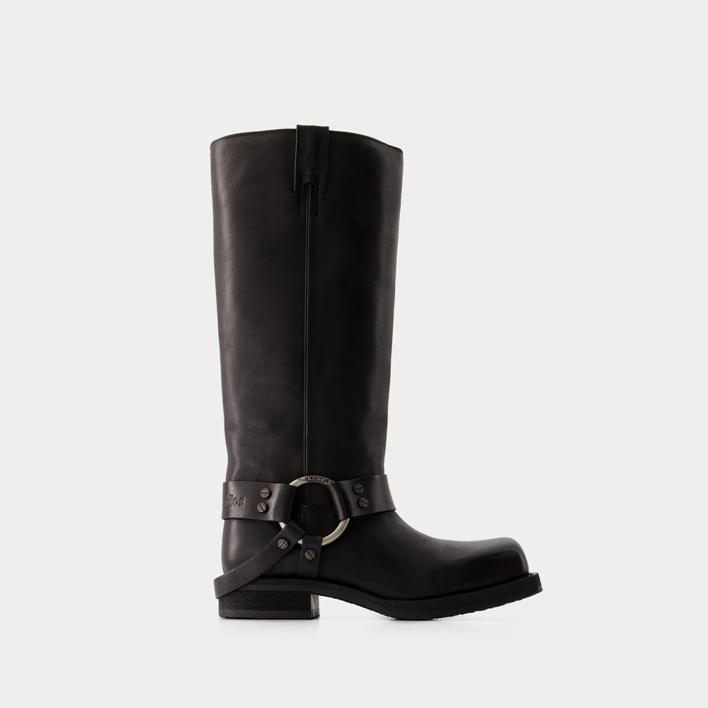 ACNE STUDIOS Luxury Leather Boot for Women