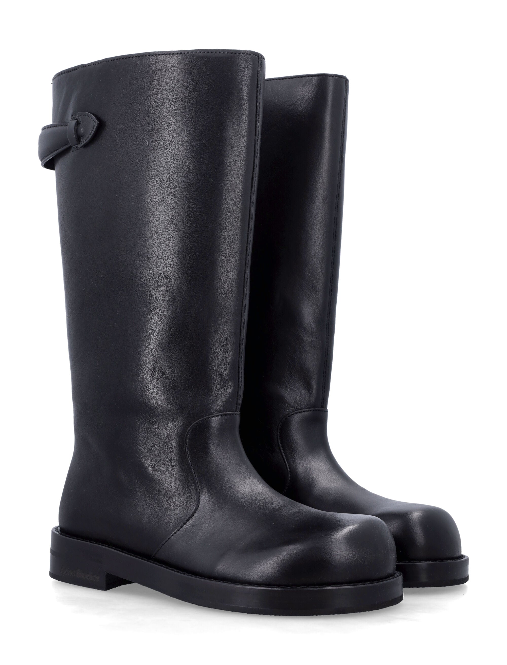 ACNE STUDIOS High Leg Boots with Raised Handle
