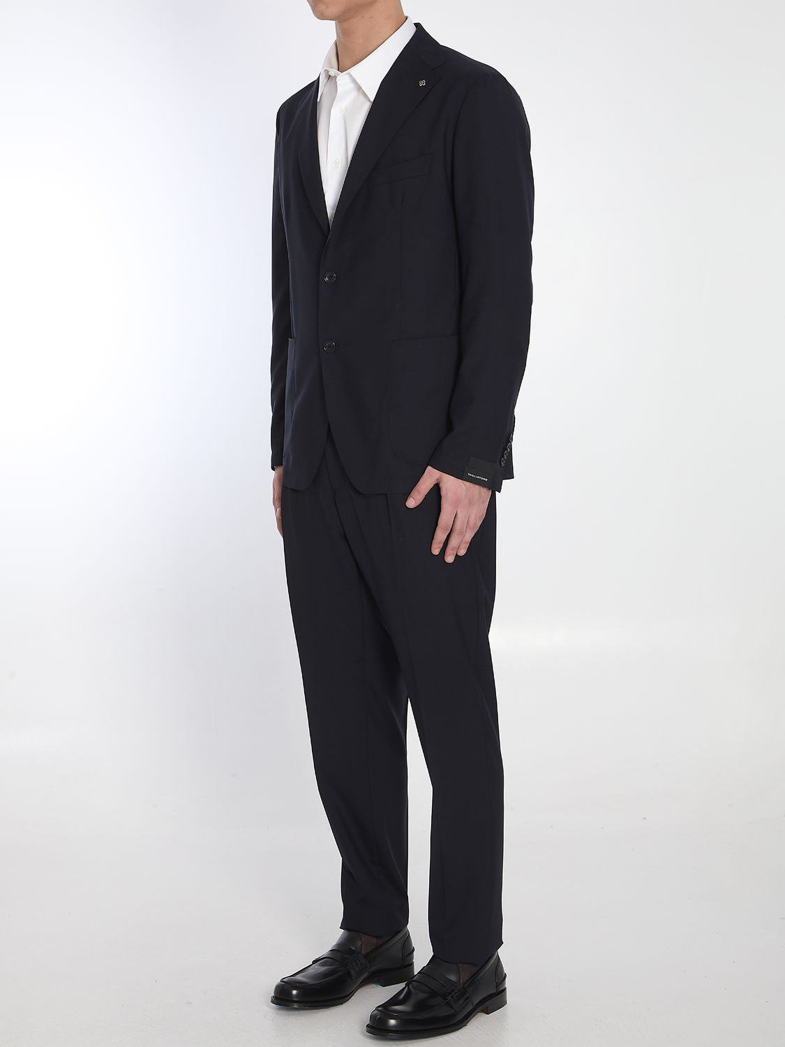 TAGLIATORE Two-Piece Suit in Wool and Silk Blend - Regular Fit IT 52