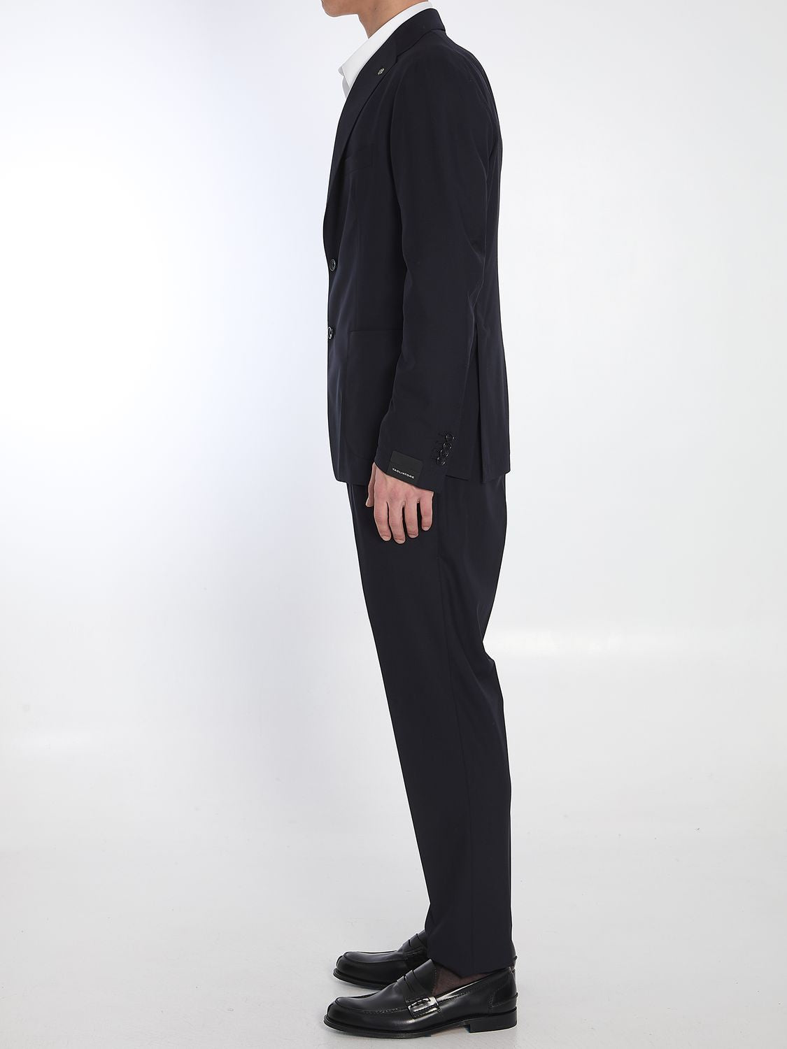 TAGLIATORE Two-Piece Suit in Wool and Silk Blend - Regular Fit IT 52