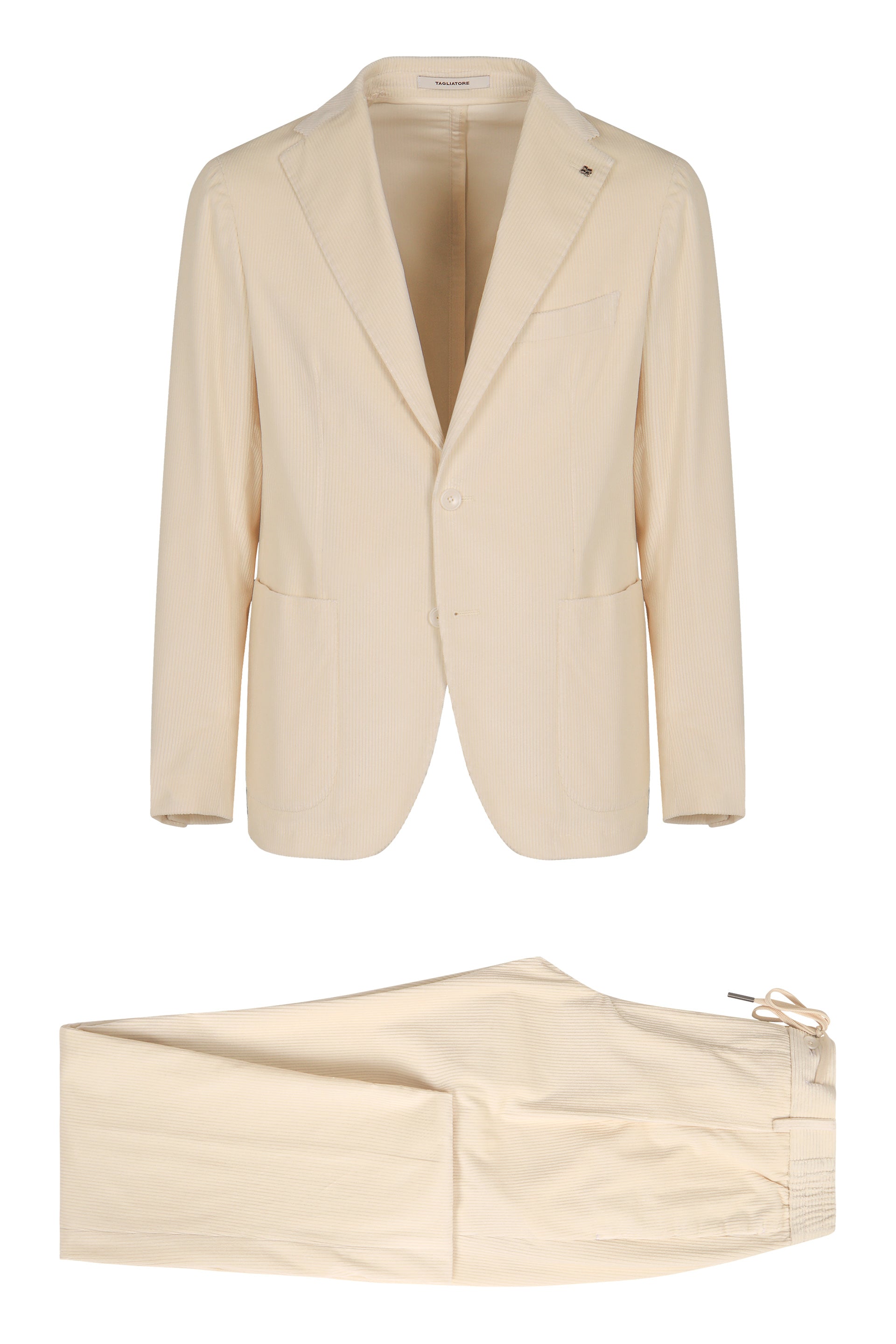 TAGLIATORE Cotton Two-Piece Suit for Men