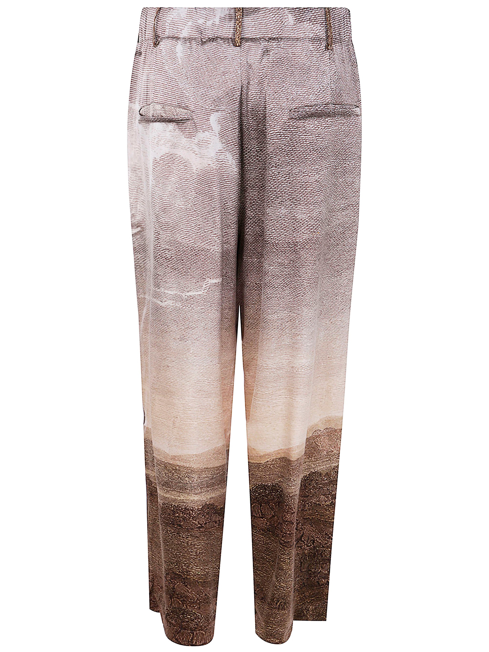 PIERRE LOUIS MASCIA Elegant Silk Pants for Women - FW25 Collection