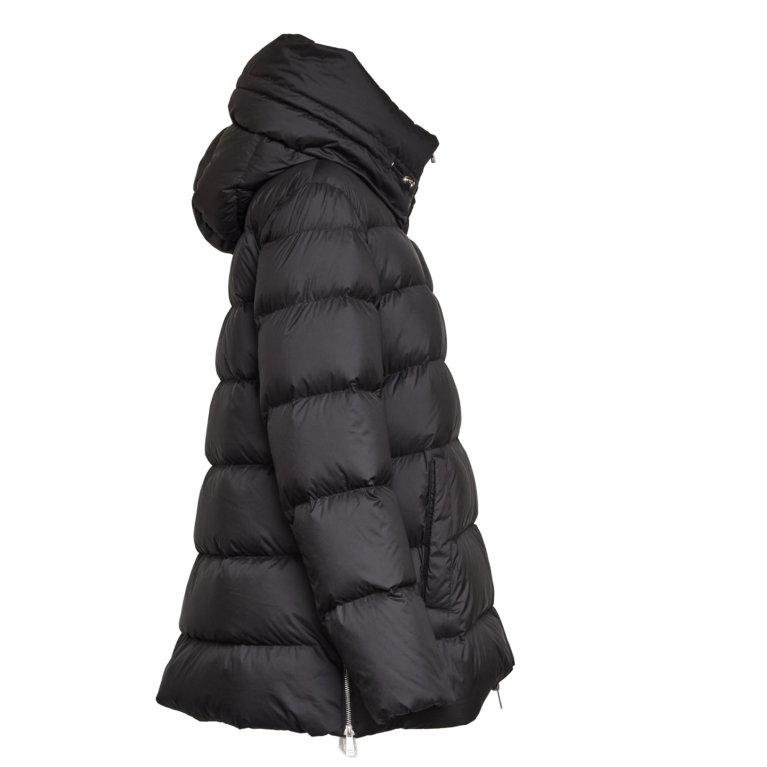 ADD Slim Fit Puffer Jacket with Detachable Hood