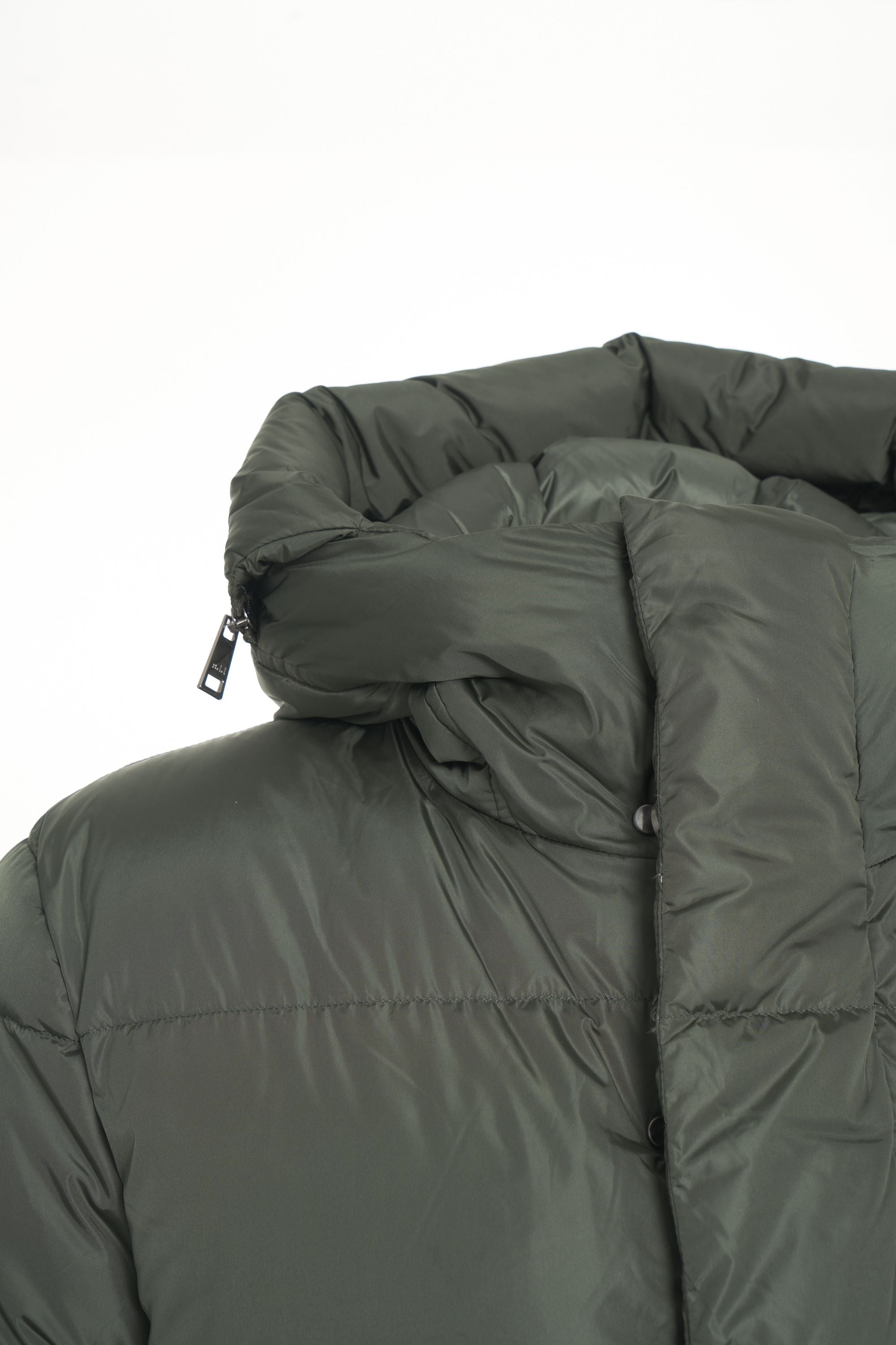 ADD Long Quilted Down Jacket for Men