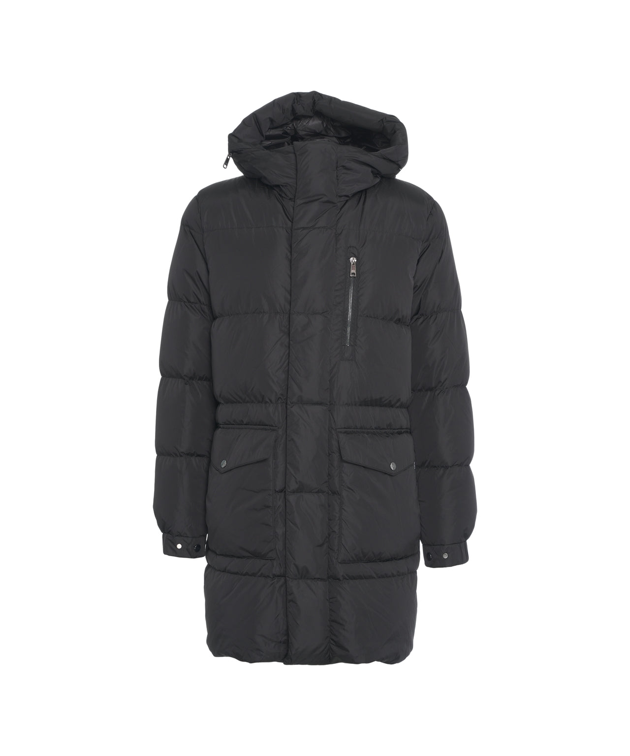 ADD Men's Long Quilted Down Jacket