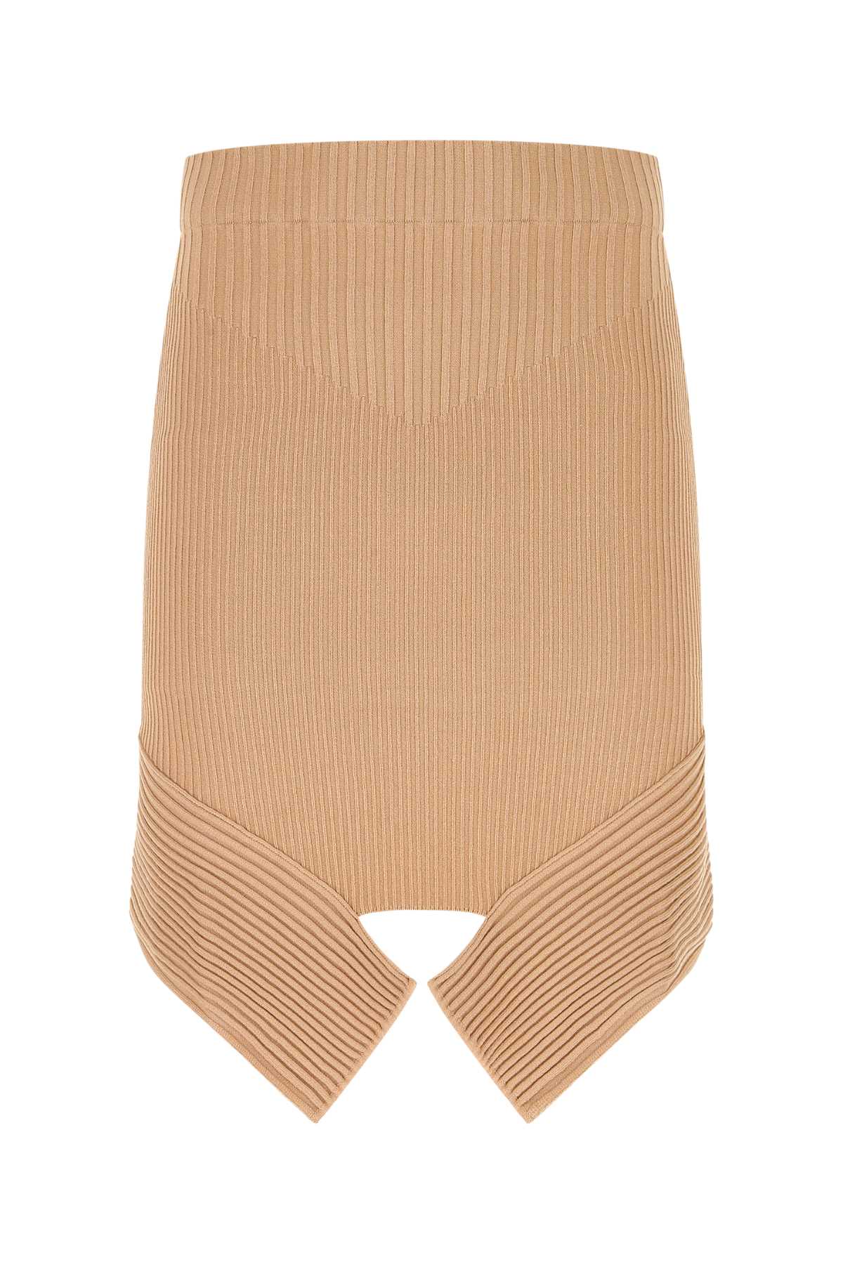 ANDREADAMO Women's Stretch Viscose Blend Mini Skirt