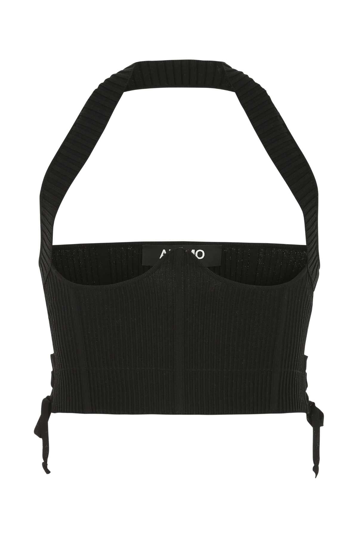 ANDREADAMO Ribbed Bustier Top for Women