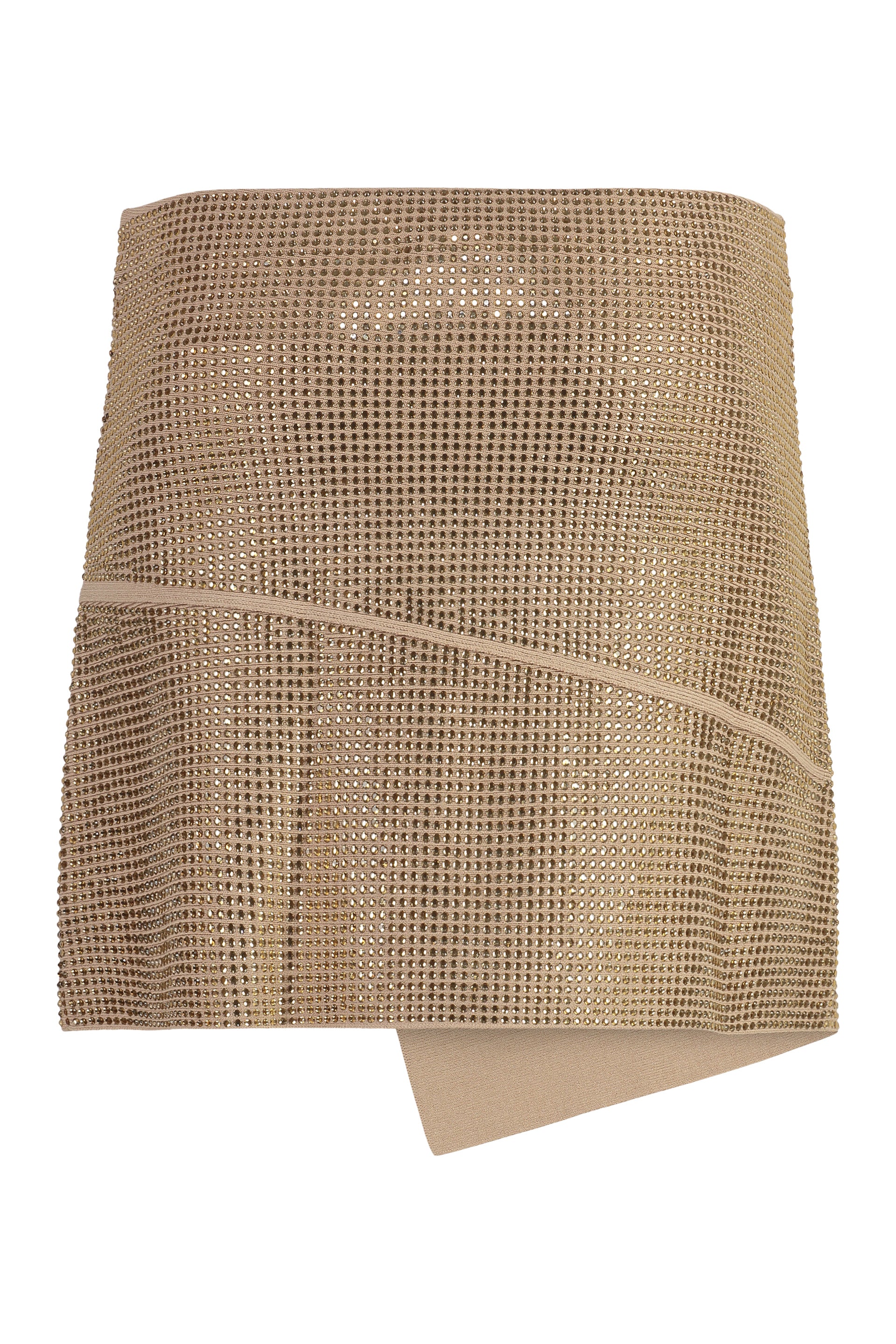 ANDREADAMO Glamorous Asymmetric Mini Skirt