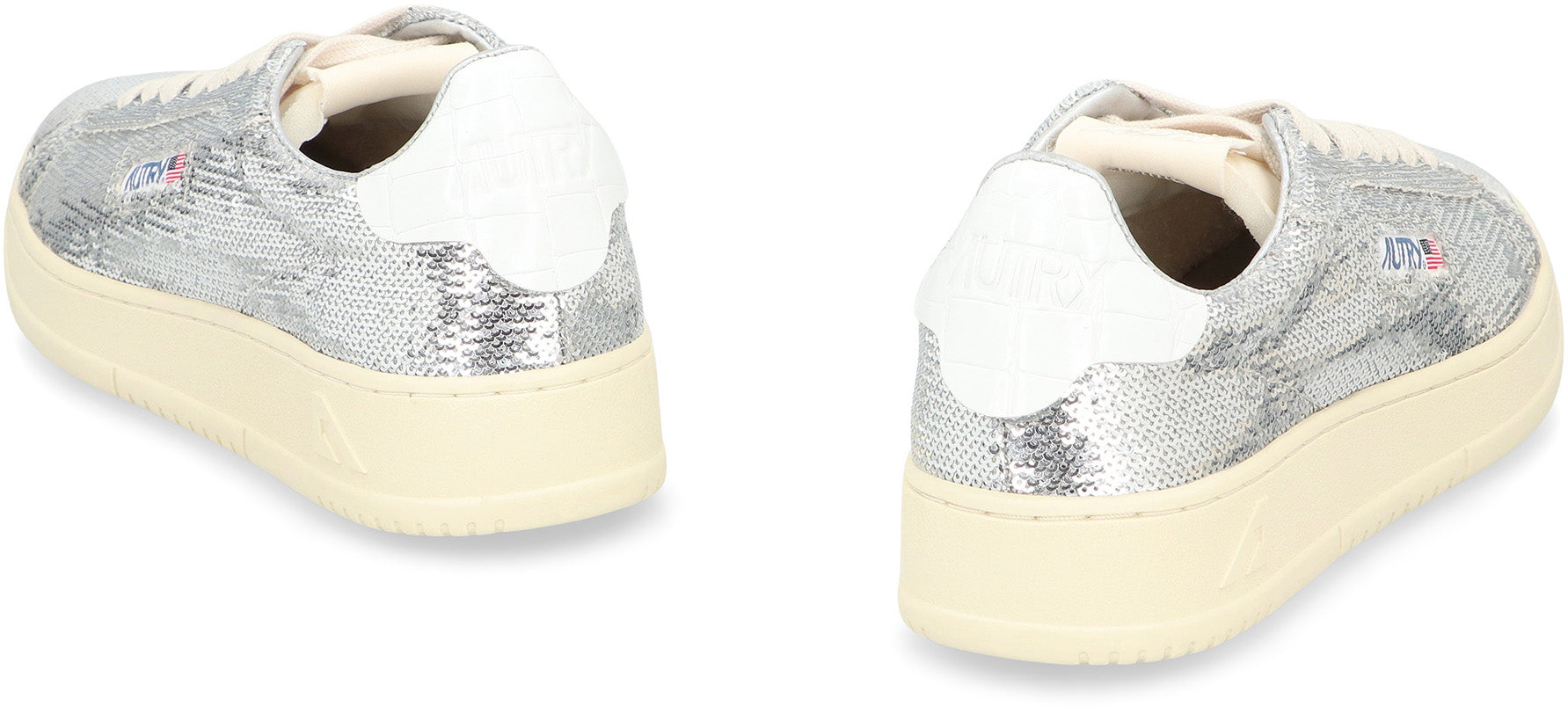 AUTRY Low-Top Mini Sequined Sneakers for Women