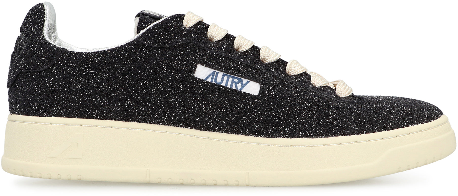 AUTRY Low-Top Glitter Suede Sneakers for Women