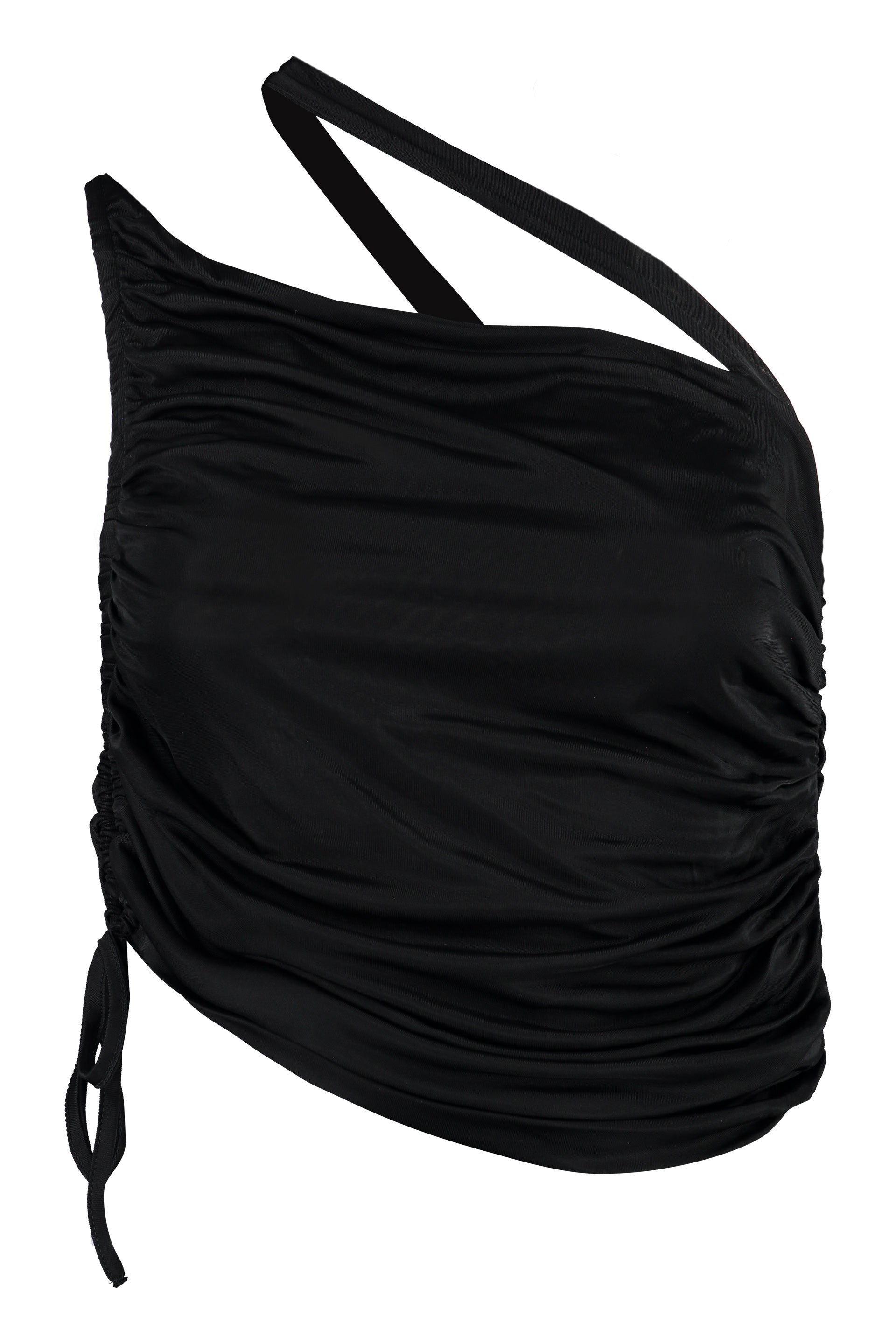 ANDREADAMO Draped Mini Top with Adjustable Straps