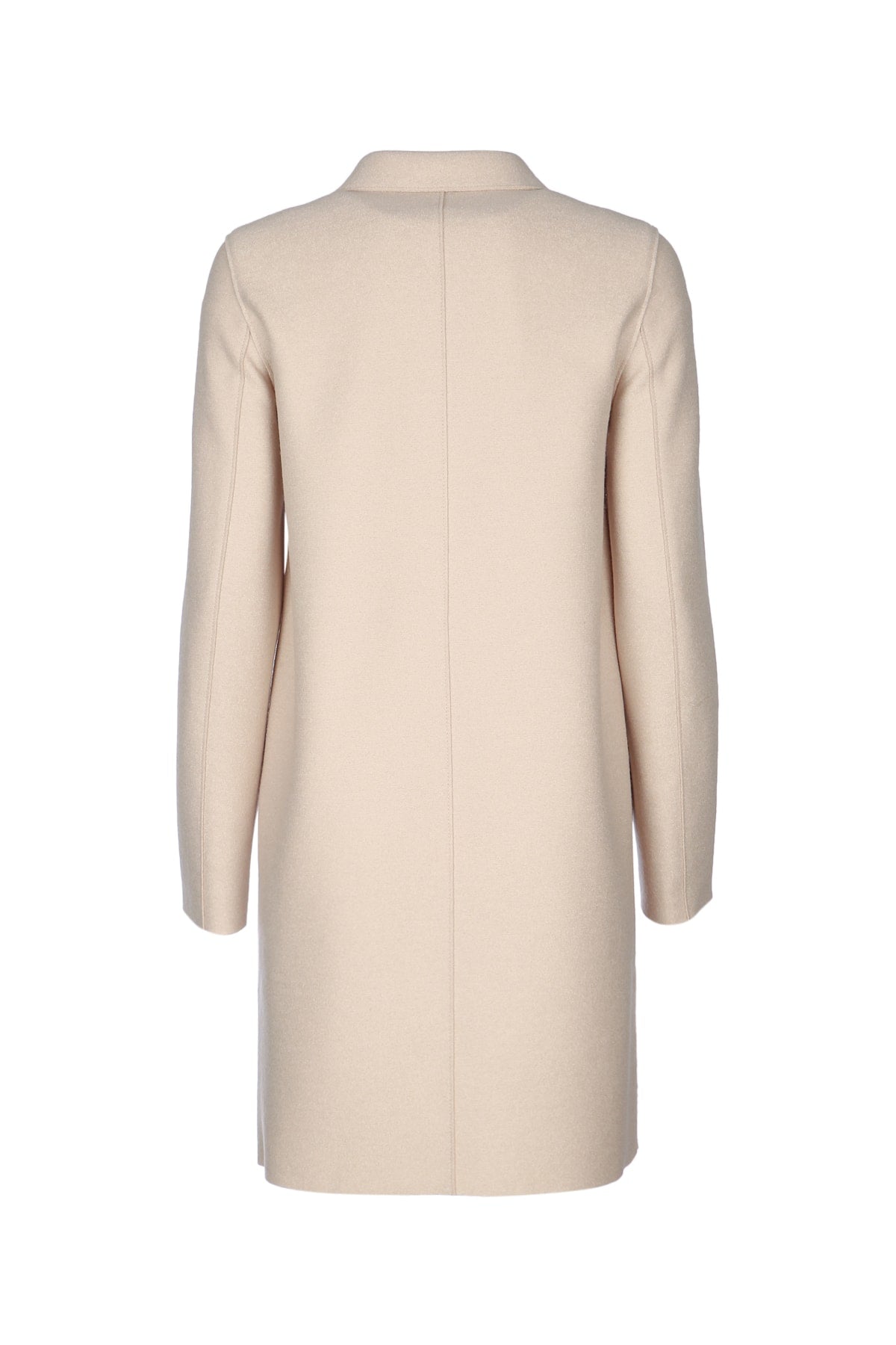 HARRIS WHARF LONDON Women's Boxy Button-Up Jacket in Pressed Wool