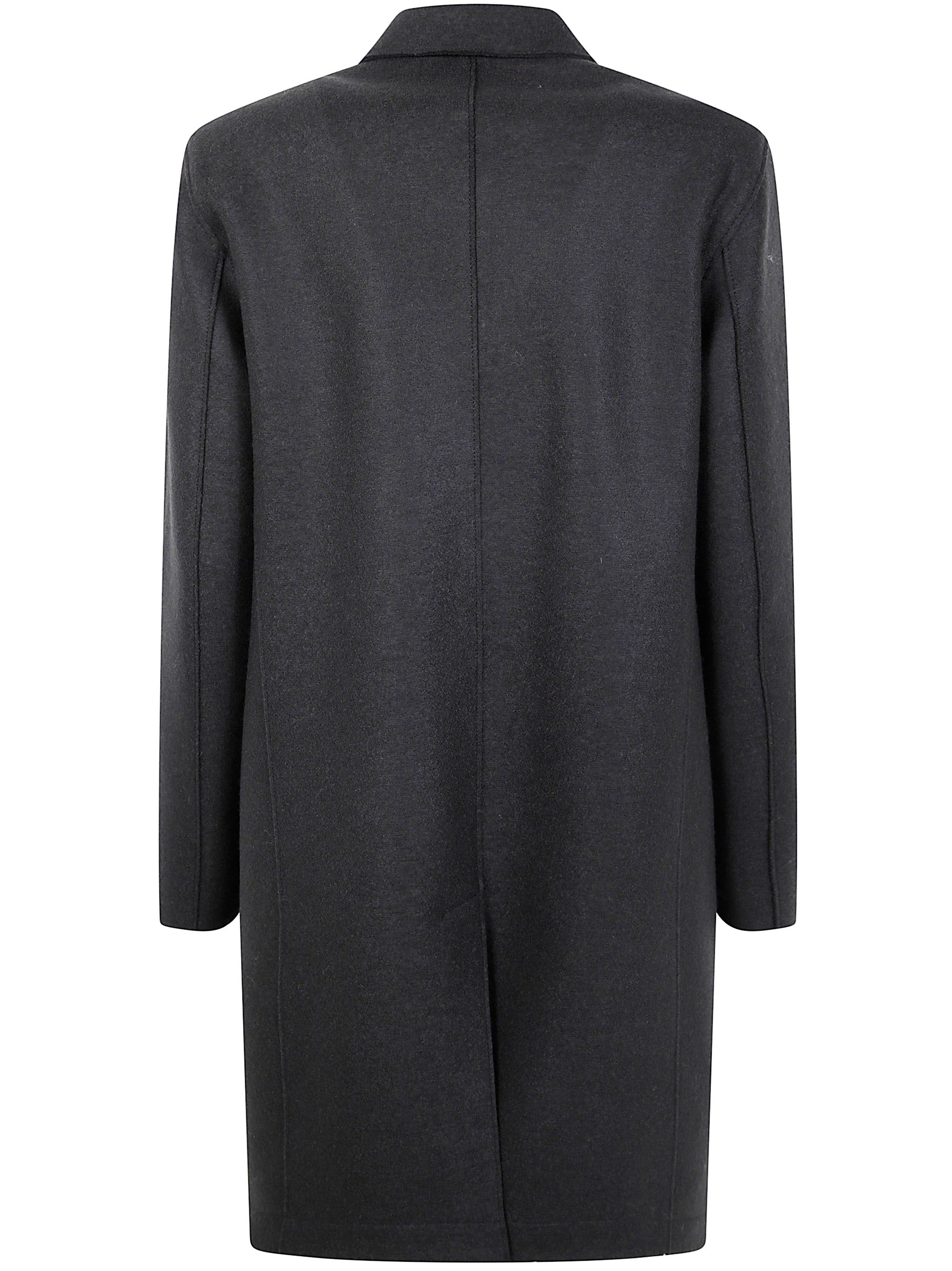 HARRIS WHARF LONDON Women's Pressed Wool Mini Topcoat