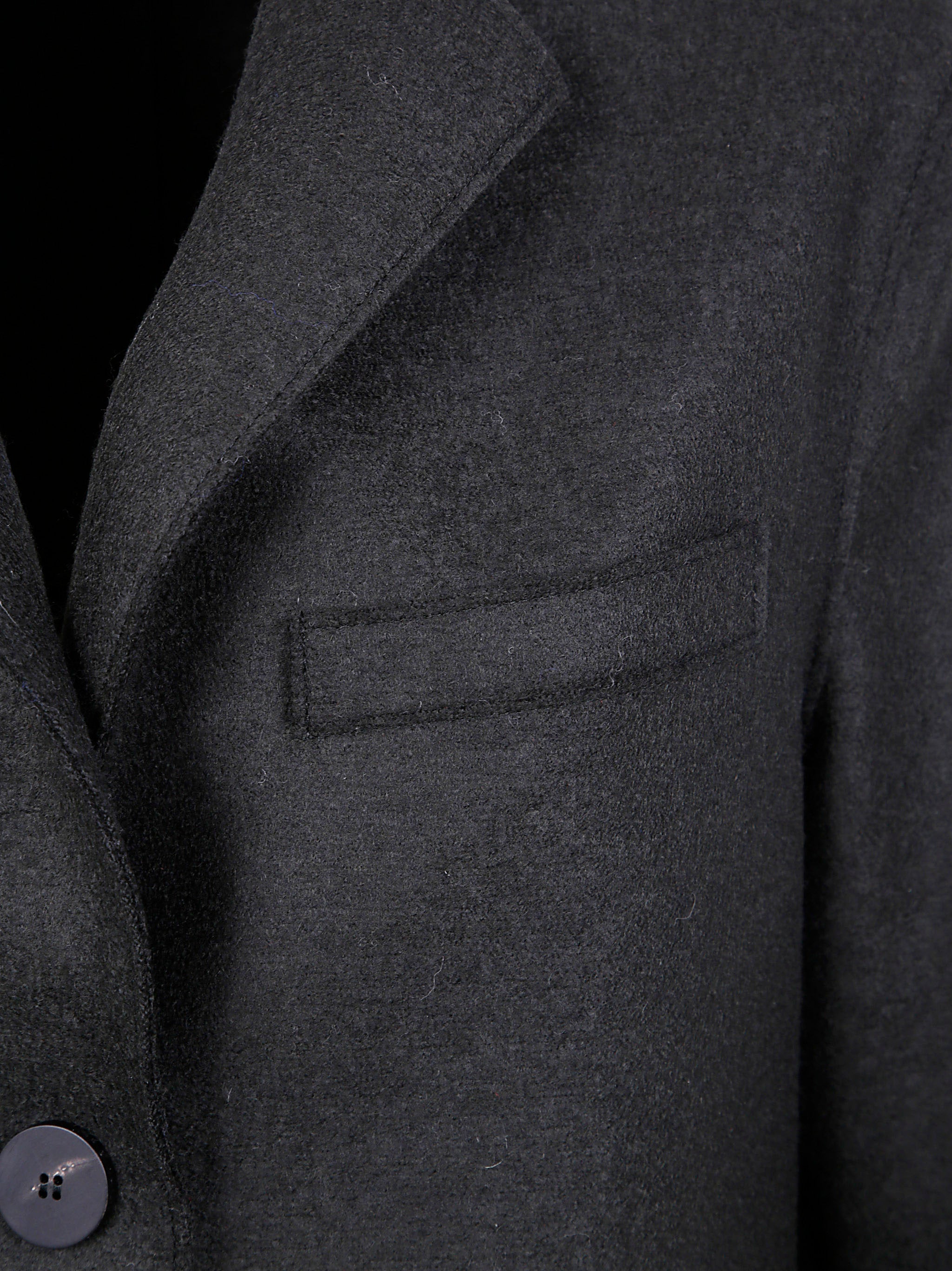 HARRIS WHARF LONDON Women's Pressed Wool Mini Topcoat