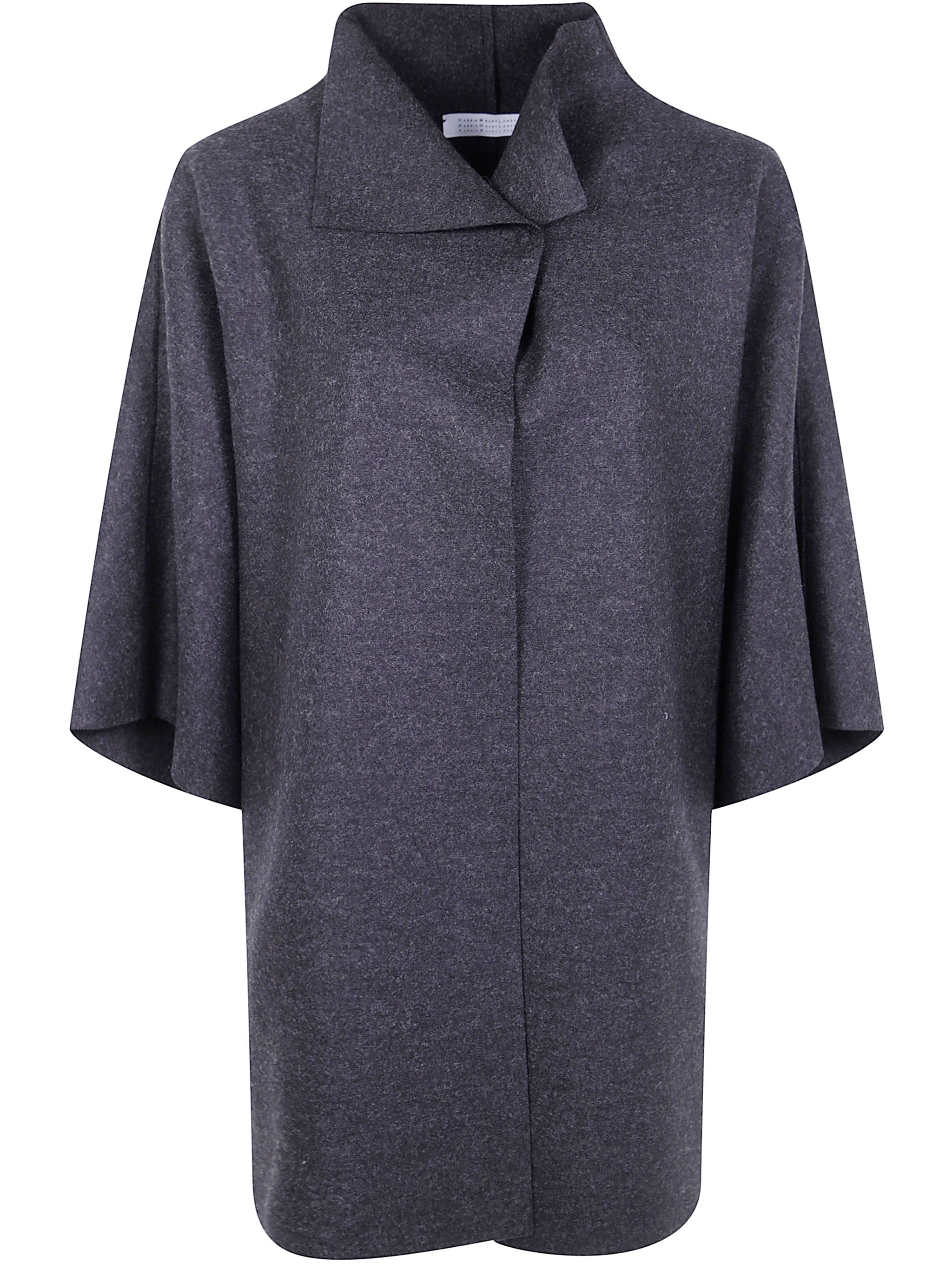 HARRIS WHARF LONDON Women's Kimono Mantle Pressed Wool Outerwear