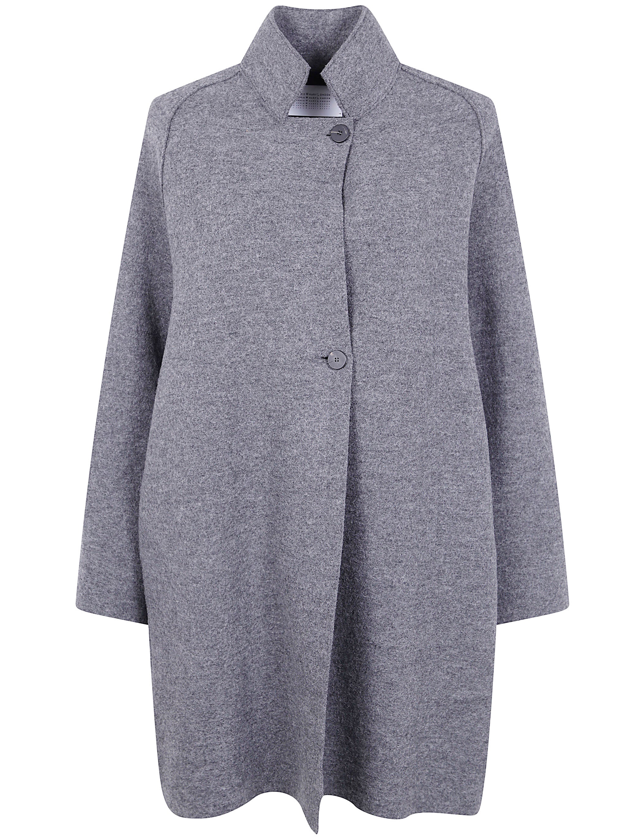 HARRIS WHARF LONDON Women’s Raglan Cape in Boiled Wool