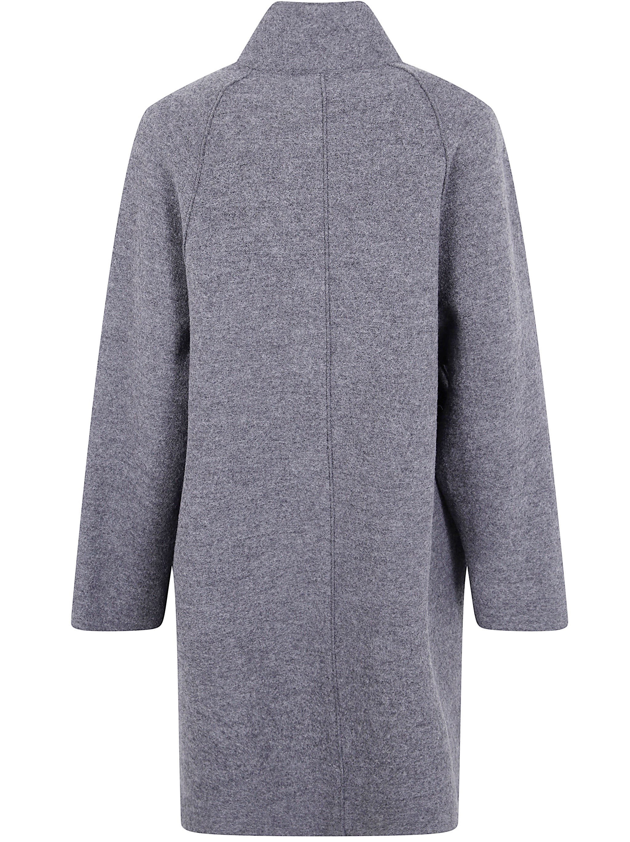 HARRIS WHARF LONDON Women’s Raglan Cape in Boiled Wool